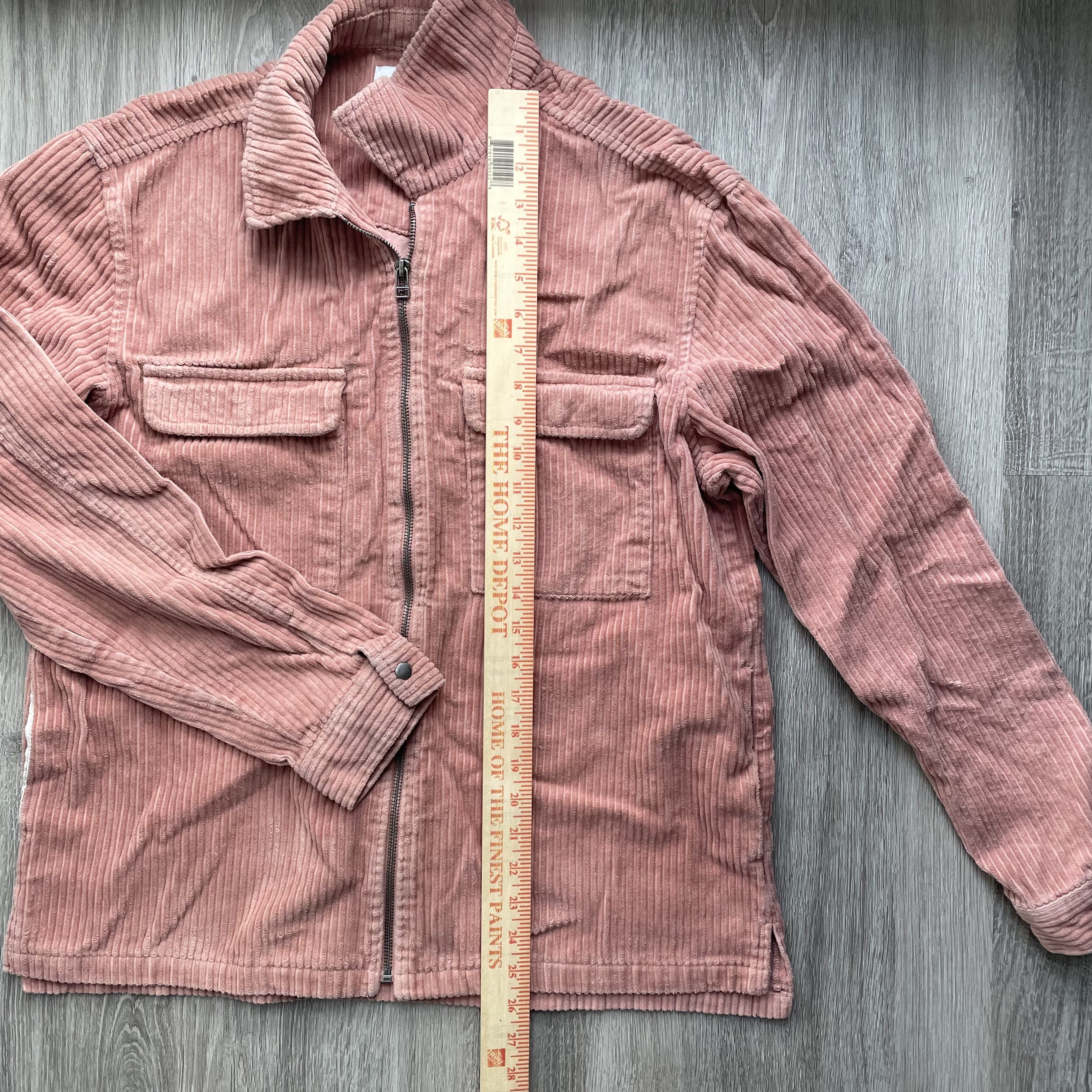 Urban Outfitters Urban Outfitters Corduroy Zip Shirt Jacket Rose Pink M Size US M / EU 48-50 / 2 - 4 Thumbnail