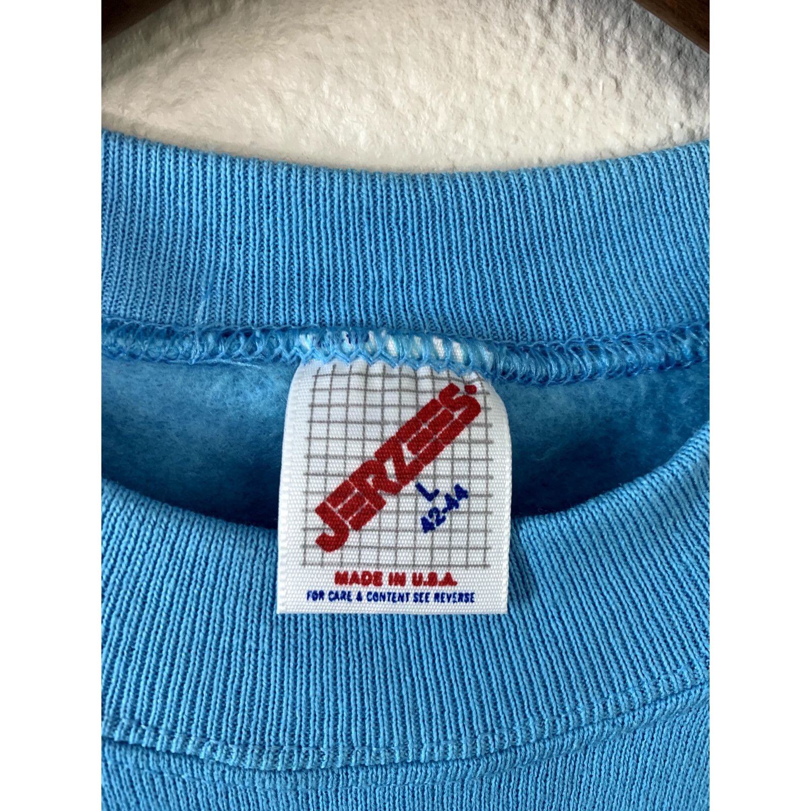 Jerzees Vintage Las Vegas Sweatshirt Crewneck LV Blue VTG NWT 90s L Size US L / EU 52-54 / 3 - 8 Thumbnail