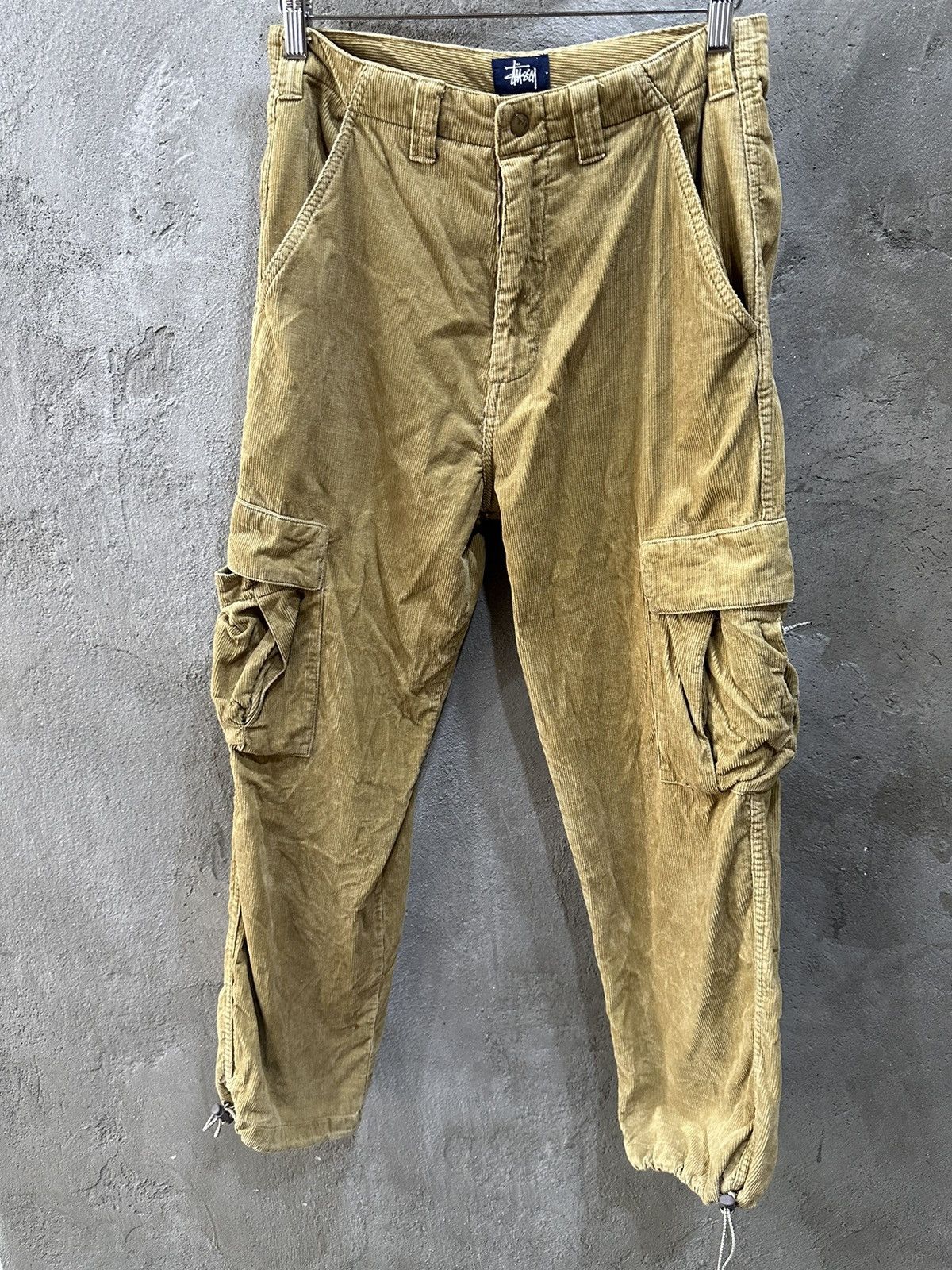 Stussy 1990-Stüssy 3D Cargos Made in China Corduroys Cargo Pant Size US 29 - 5 Thumbnail