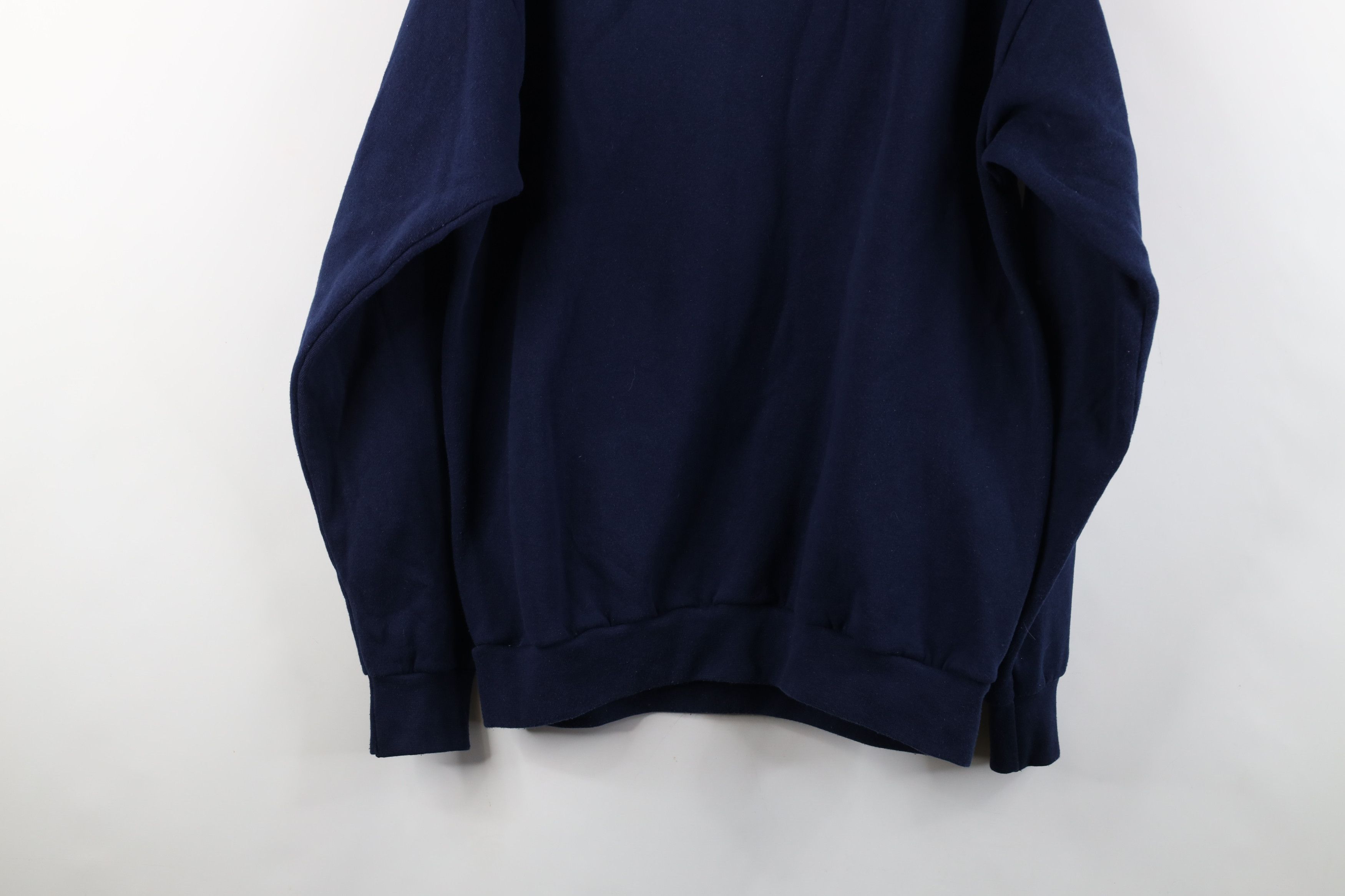 Vintage Vintage 90s Streetwear Heart Layered Sweatshirt Blue USA Size L / US 10 / IT 46 - 14 Thumbnail