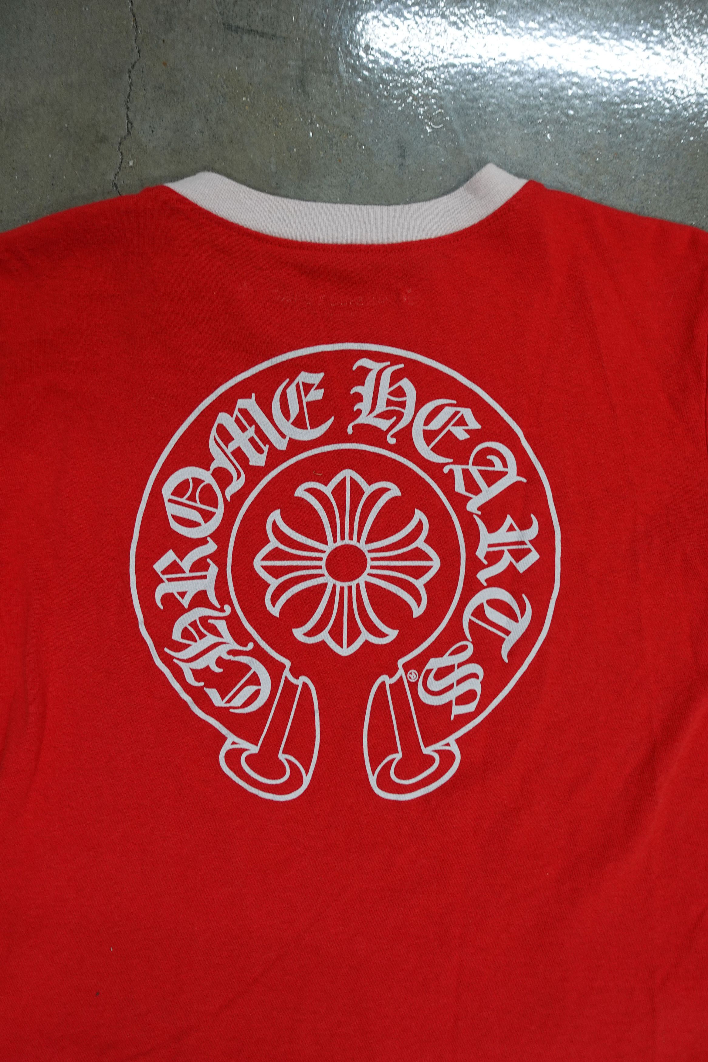Chrome Hearts CHROME HEARTS ROLLER SKATE T SHIRT RED Size S / US 4 / IT 40 - 3 Thumbnail