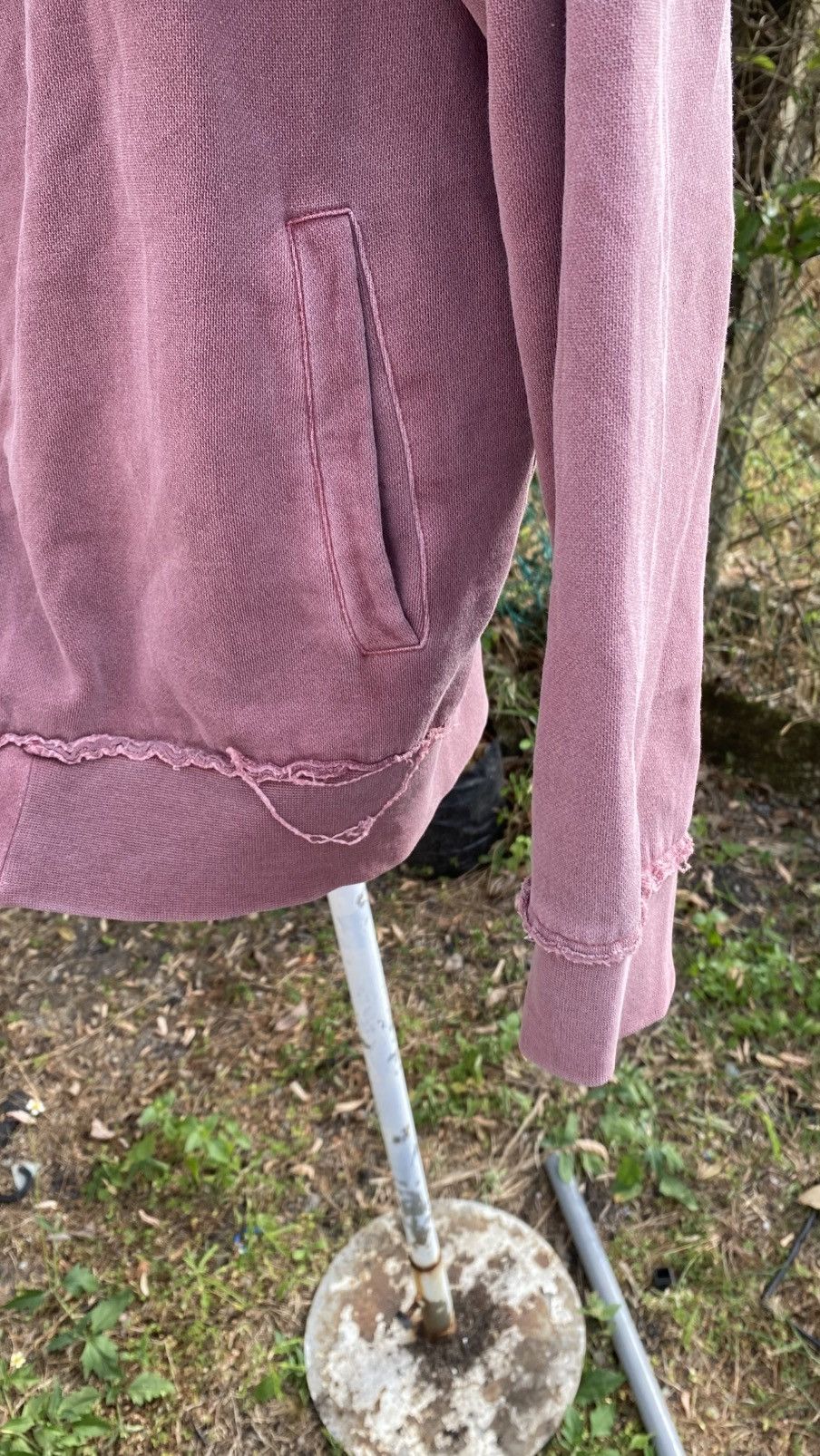 FCUK FCUK stonewashed distressed sweater with dragon embroidery Size US L / EU 52-54 / 3 - 6 Thumbnail