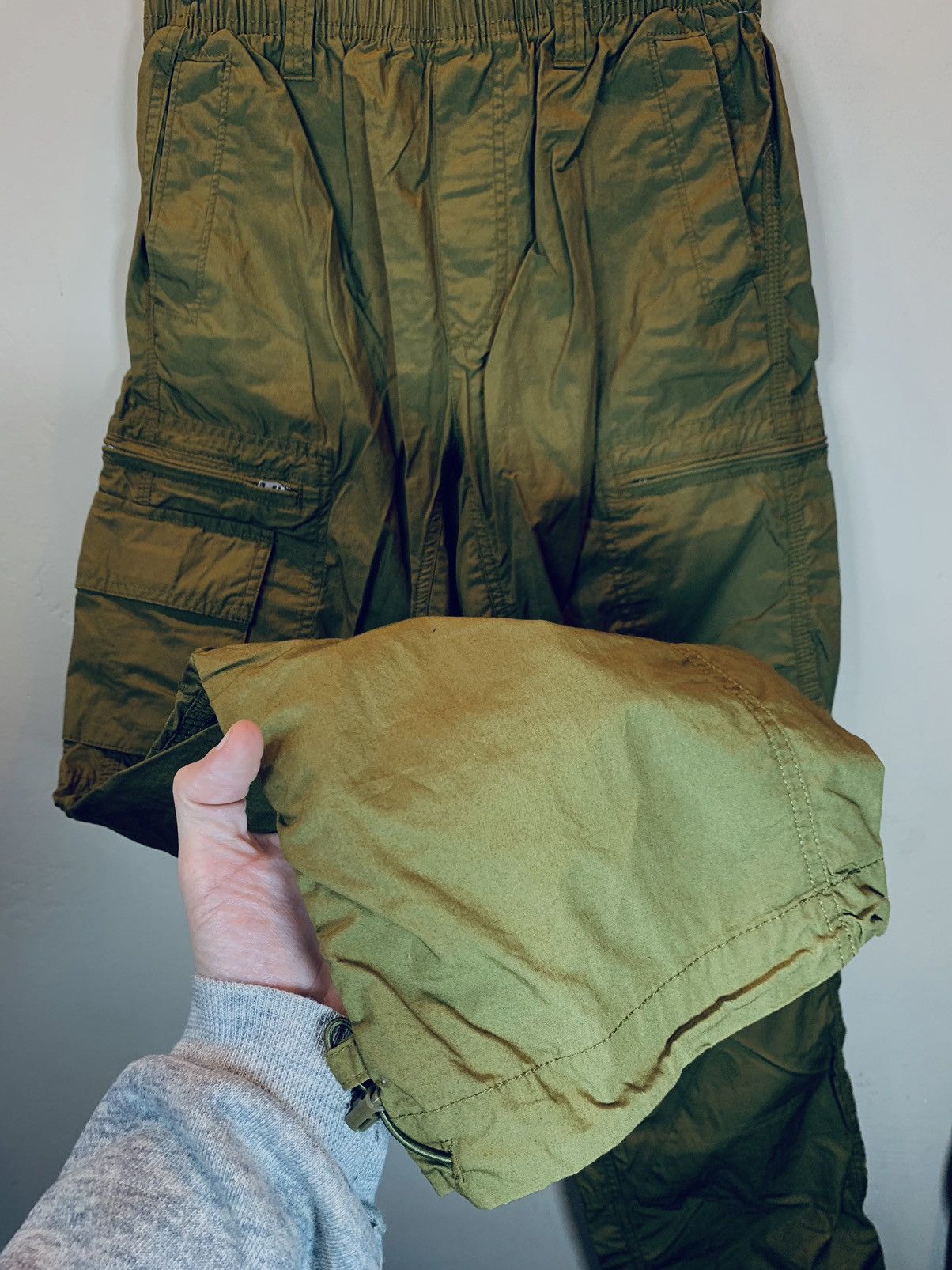Designer × Standard Cloth *RARE* New Standard Cloth Flared Cargo Corded Baggy Pants Size US 30 / EU 46 - 4 Thumbnail
