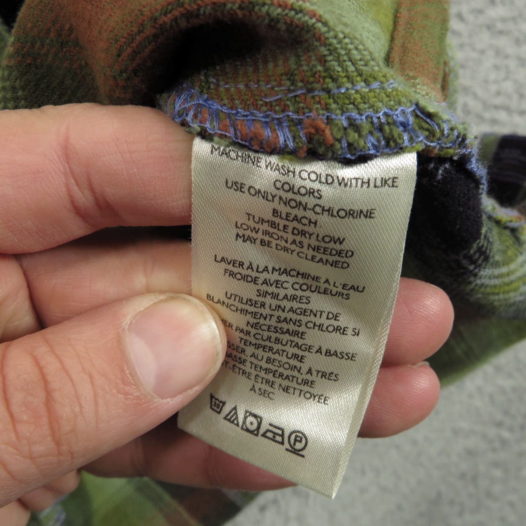 Vintage We The Free Top Womens Large Olive Plaid Oversized Cargo Snap Shacket Cozy Camp Size L / US 10 / IT 46 - 7 Thumbnail