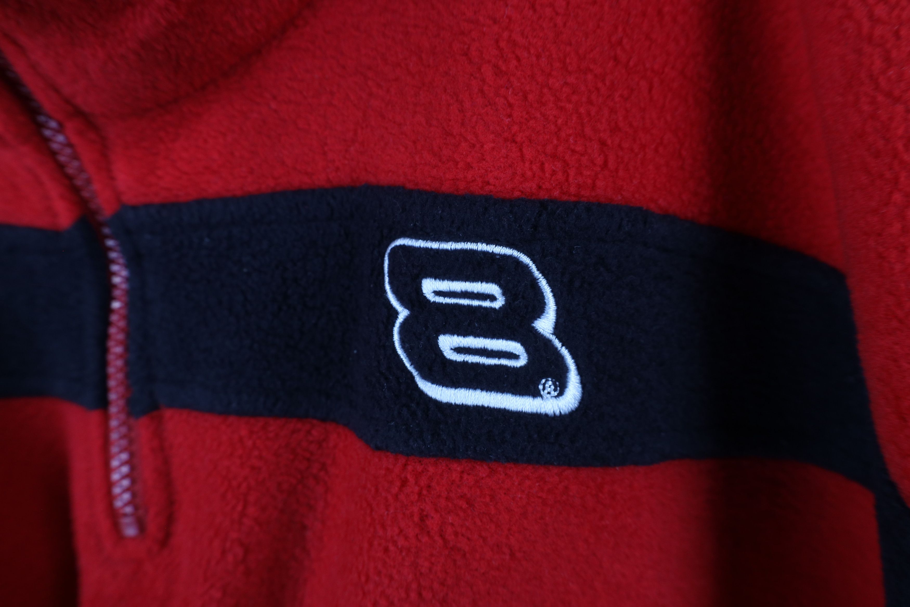 Vintage Vintage NASCAR Earnhardt Jr Racing Fleece Half Zip Sweater Size US XXL / EU 58 / 5 - 4 Thumbnail