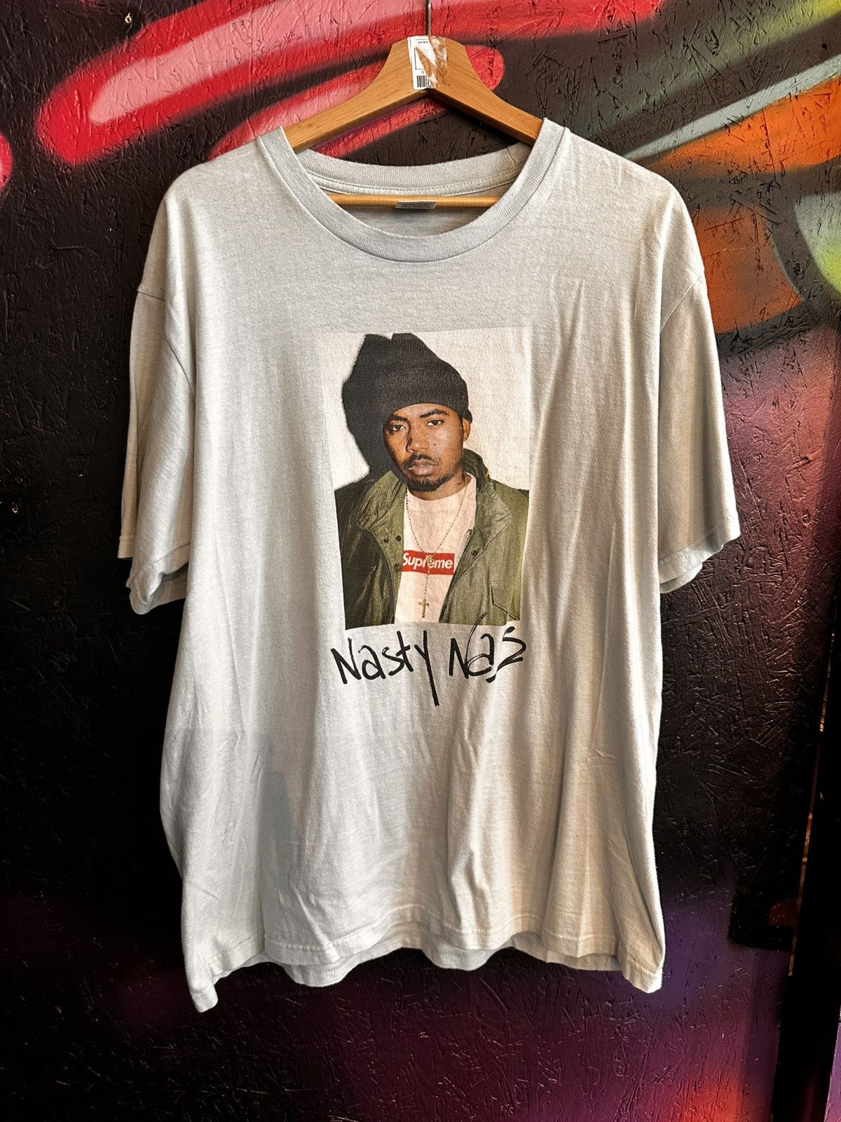 Supreme Supreme Nas Tee pale blue Size US L / EU 52-54 / 3 - 1 Thumbnail