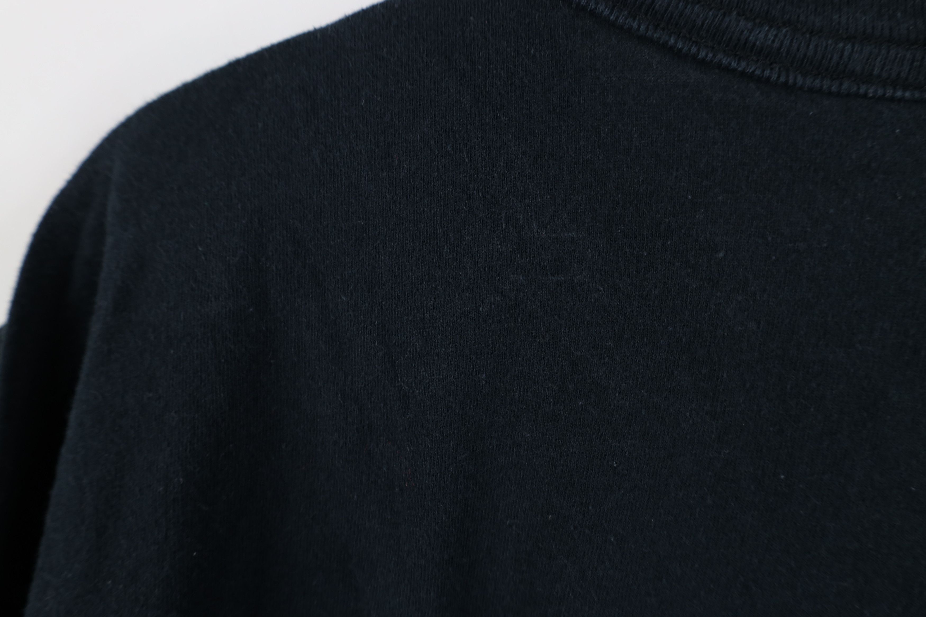 Vintage Vintage 90s Y2K Streetwear Blank Cotton Pocket T-Shirt Black Size US XL / EU 56 / 4 - 10 Thumbnail