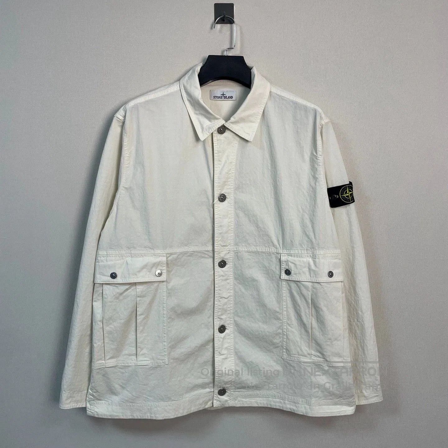 Stone Island stone island ivory white long sleeve jacket. Size US XXL / EU 58 / 5 - 1 Thumbnail
