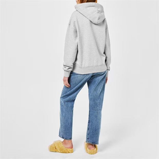 Jil Sander o1g2r1mq1024 Logo Sweat Hoodie in Grey Size M / US 6-8 / IT 42-44 - 5 Thumbnail