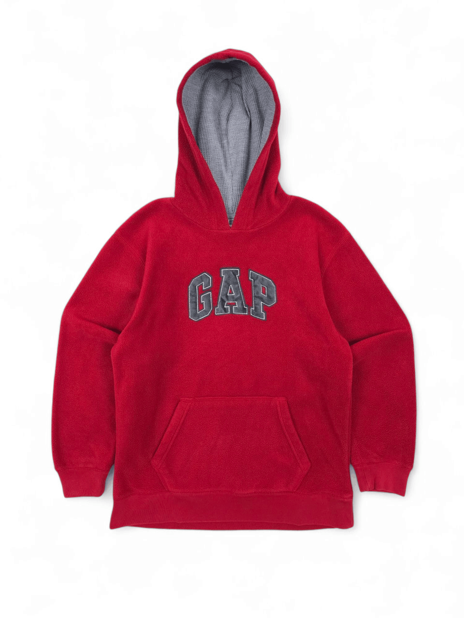 Gap 💎 Vintage Gap Spell Out Logo Fleece Hoodie Sweatshirt Y2K Size US S / EU 44-46 / 1 - 1 Thumbnail
