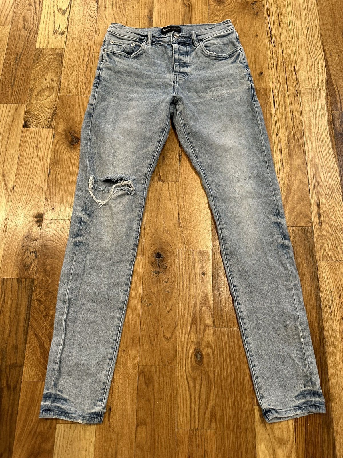 Purple Brand Purple Brand Washed Blue Denim Jeans Size 29 Size US 29 - 1 Thumbnail