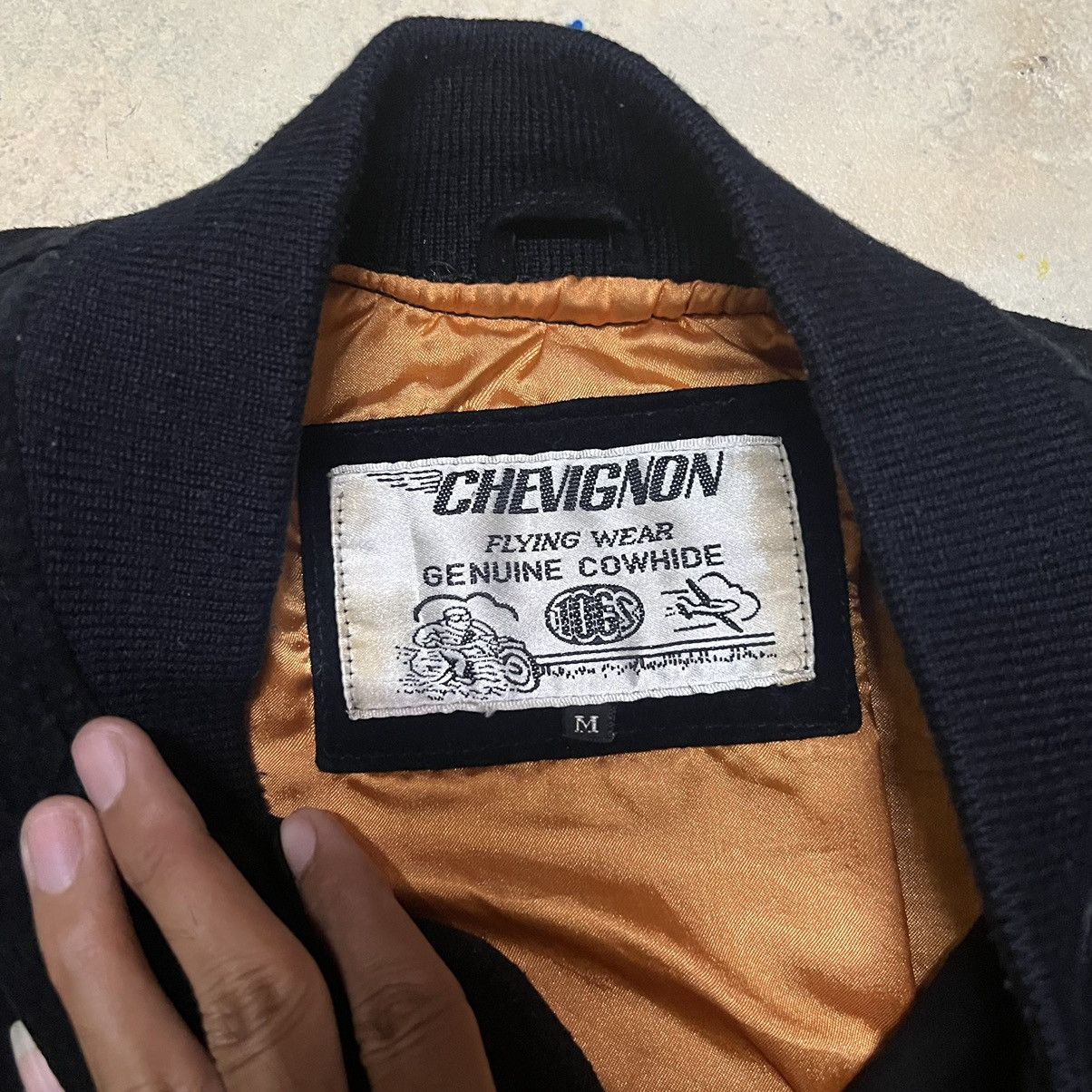 Chevignon Vintage Leather Chevignon Bomber Jacket Size US M / EU 48-50 / 2 - 8 Thumbnail