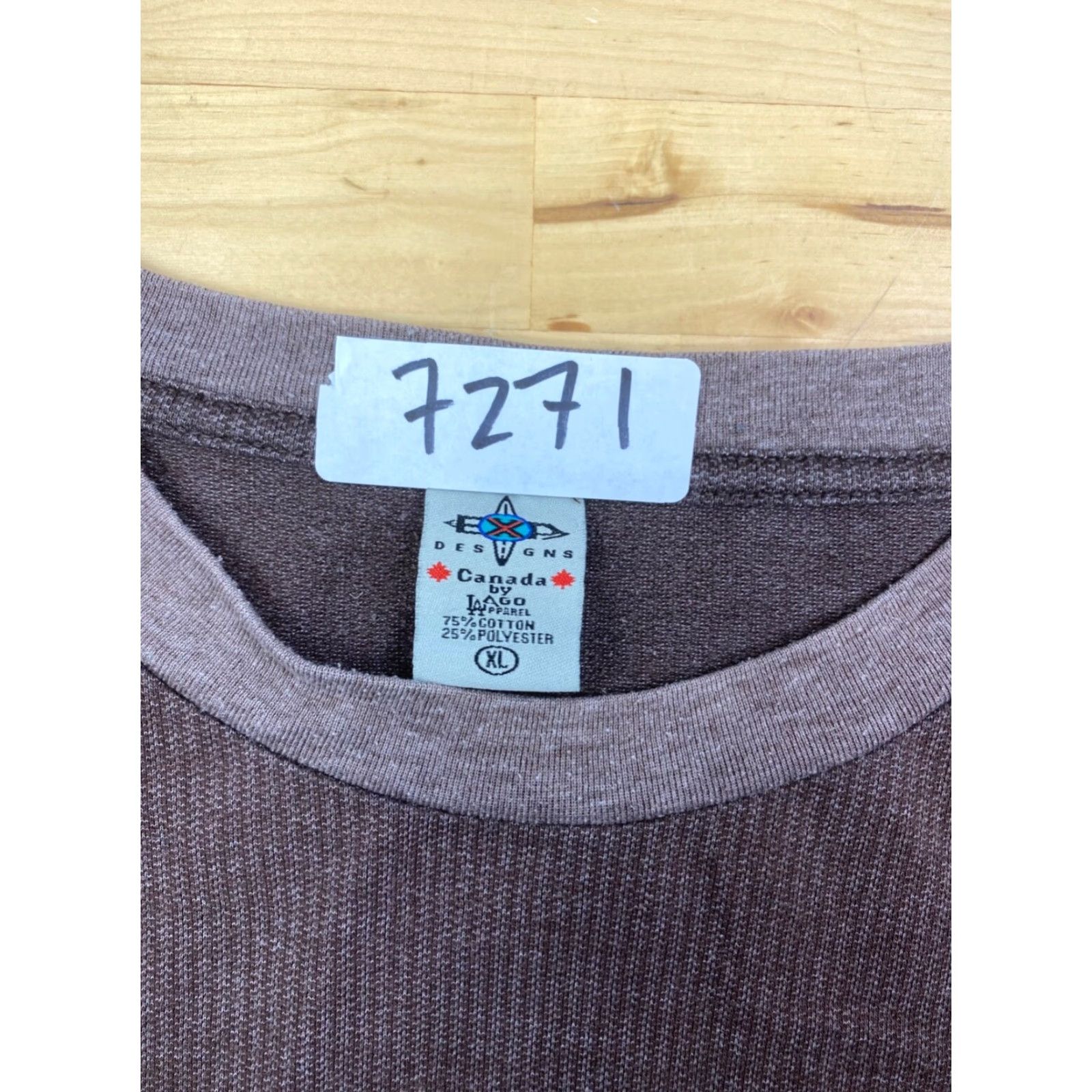 Vintage VINTAGE West Coast T Shirt XL Brown Embroidered Casual Short Sleeve Men Crew Neck Size US XL / EU 56 / 4 - 2 Thumbnail