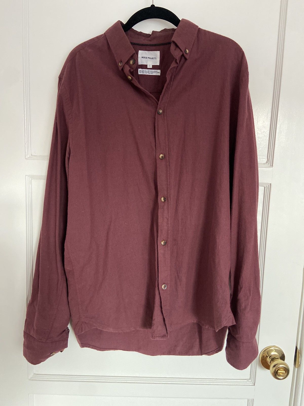 Norse Projects Dark purple norse projects button down Size US L / EU 52-54 / 3 - 1 Thumbnail
