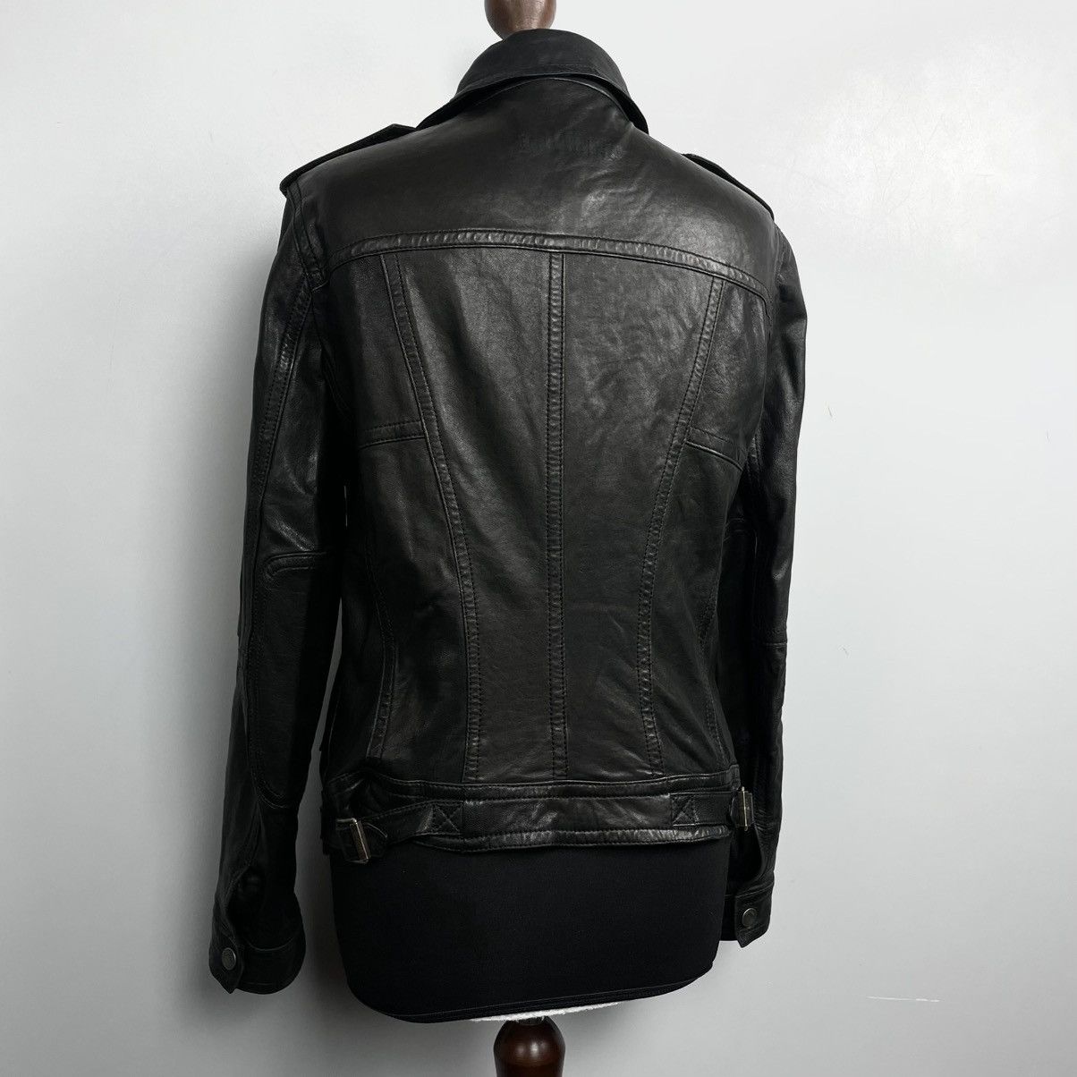 John Galliano John Galliano Women’s Leather Jacket Avantgarde y2k Size M / US 6-8 / IT 42-44 - 6 Thumbnail