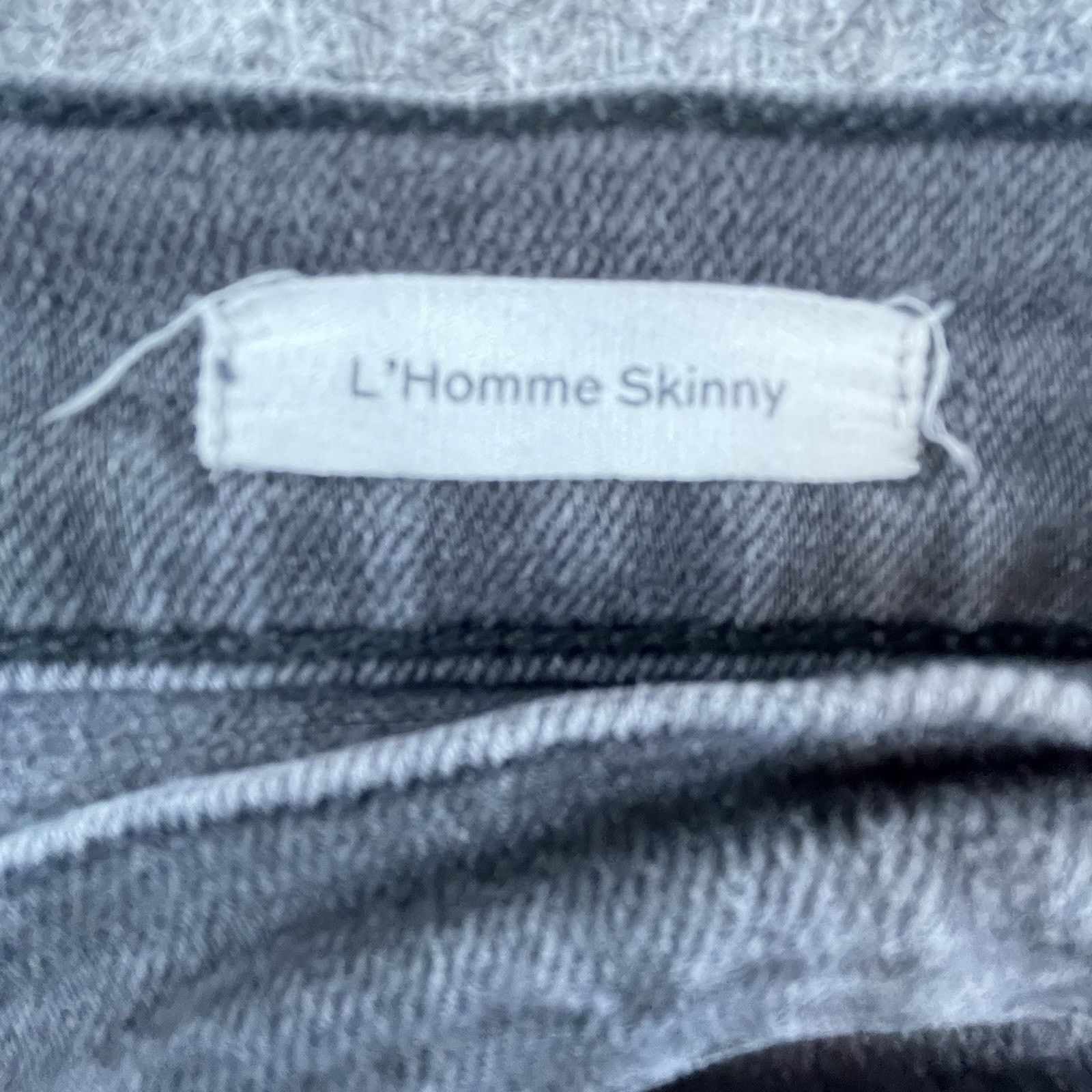 Frame Frame Denim Jeans Mens 31 Fade To Grey L'Homme Skinny Size US 31 - 8 Thumbnail
