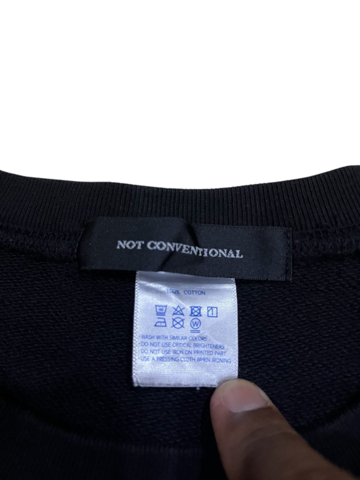 Japanese Brand Vintage not conventional sweatshirts nice design Size US XXL / EU 58 / 5 - 6 Thumbnail