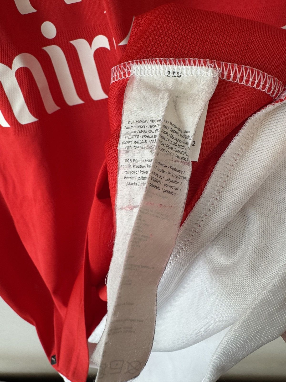 Puma Arsenal 2015-2016 Home Soccer Jersey Football Kit Shirt Size US M / EU 48-50 / 2 - 15 Thumbnail