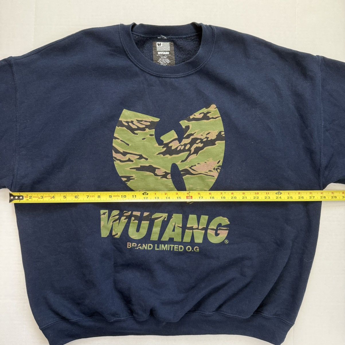 Wu-Tang Clan 🔴Wu-Tang Sweater Size XL Camouflage WuTang Crewneck Killarmy Size US XXL / EU 58 / 5 - 4 Thumbnail