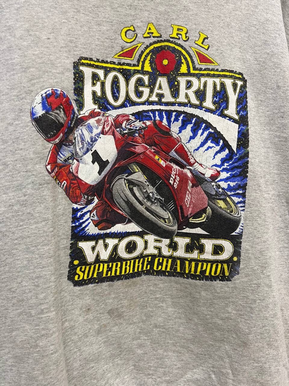 Vintage Vintage Carl Fogarty 916 sweatshirt Size US XL / EU 56 / 4 - 7 Thumbnail