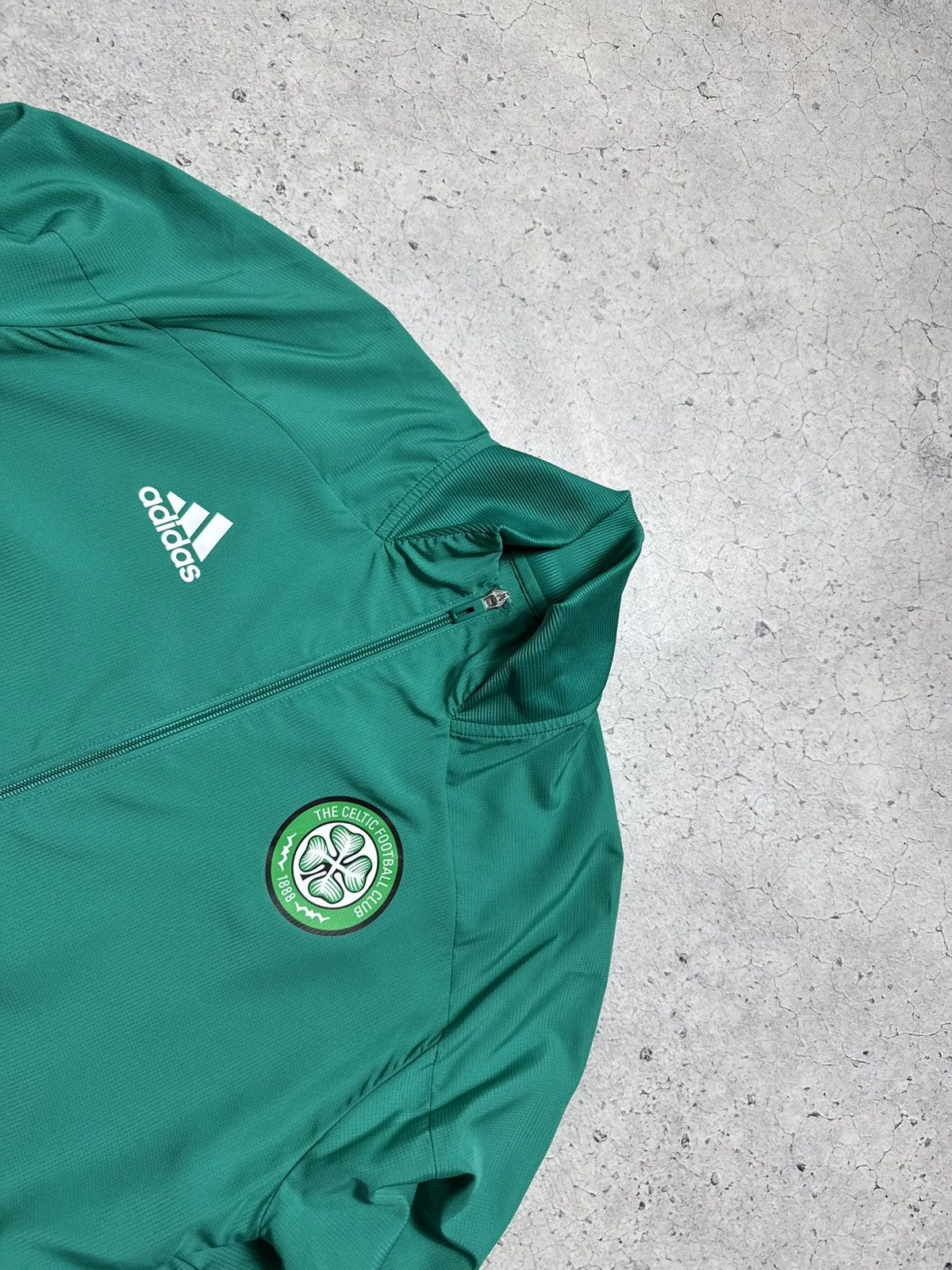 Adidas Adidas FC Celtic Nylon Football Full Zip Jacket Soccer Size US S / EU 44-46 / 1 - 4 Thumbnail