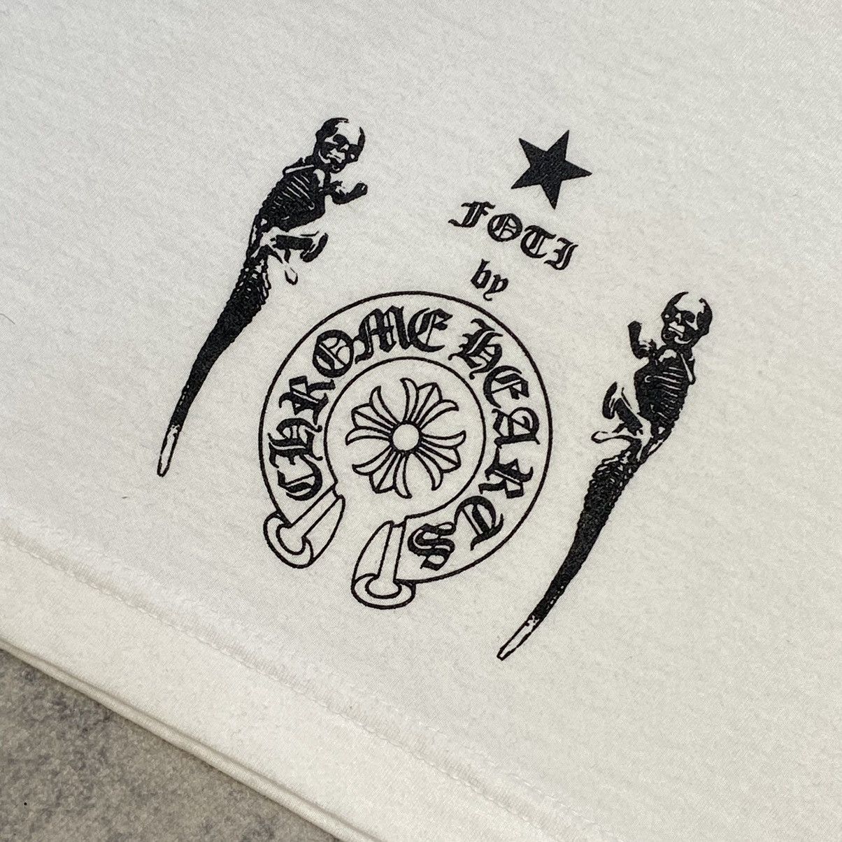 Chrome Hearts CHROME HEARTS Foti Harris Teeter Tee Shirt WHITE Size US M / EU 48-50 / 2 - 6 Thumbnail