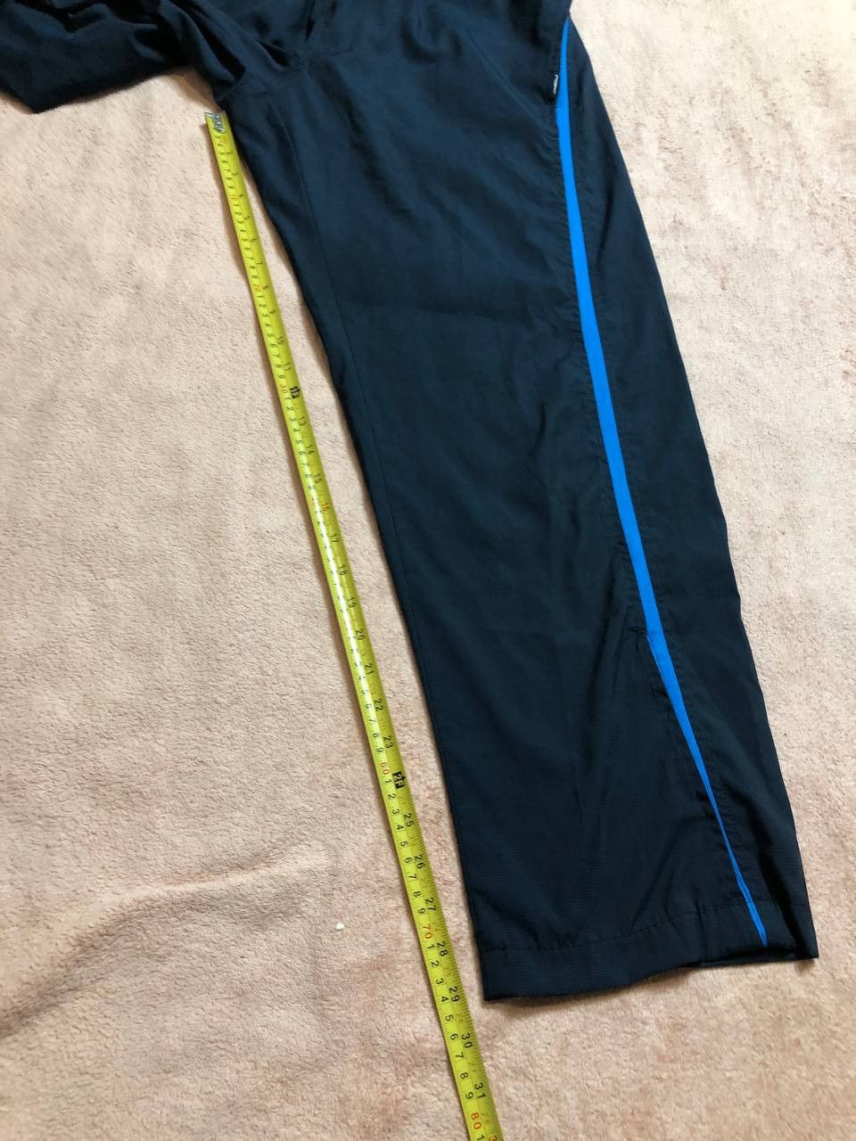 Nike vintage Nike Y2K nylon track pants in navy STREETWEAR Size US 32 / EU 48 - 7 Thumbnail