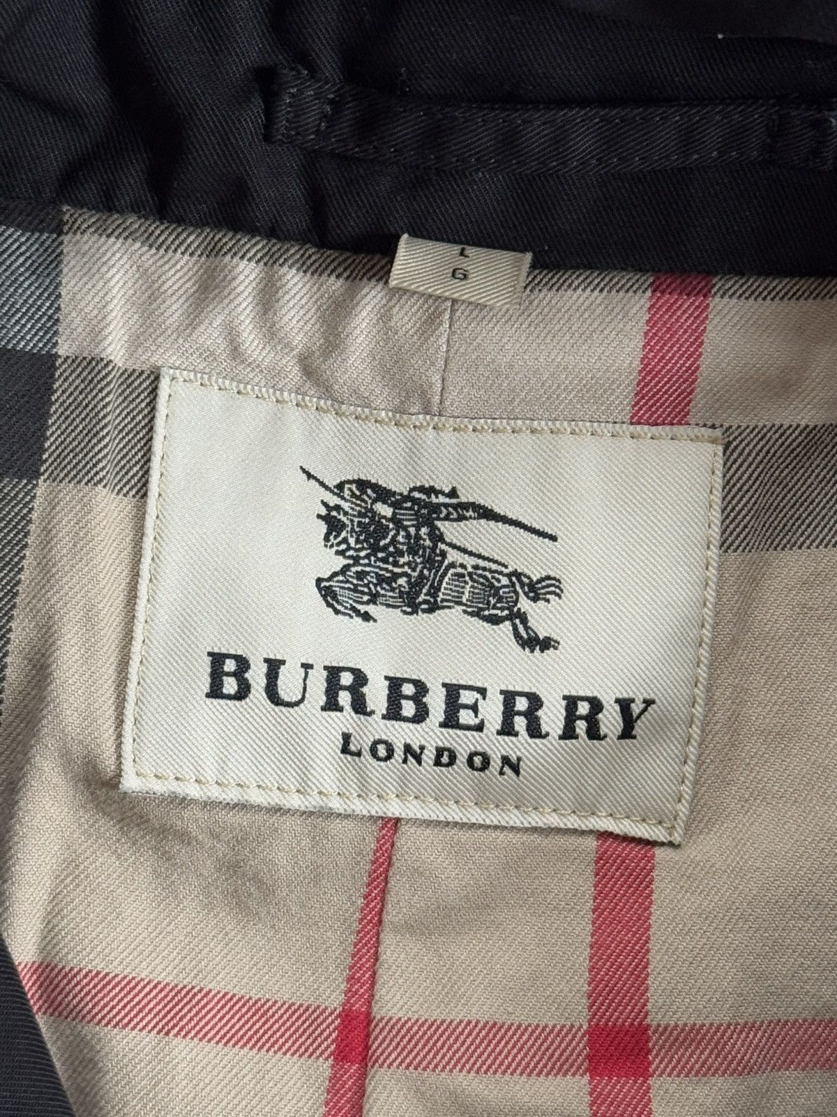 Burberry × Burberry Prorsum Burberry London L black double breasted trench coat jacket Size L / US 10 / IT 46 - 10 Thumbnail
