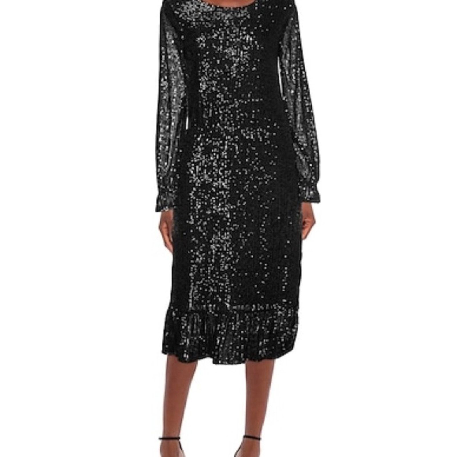 Blumarine NWT!!! Be Blumarine Black Sequins Dress, Size 6, MSRP. $608 Size M / US 6-8 / IT 42-44 - 12 Thumbnail