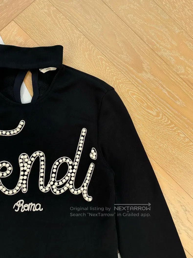 Fendi Fendi Pearl hot stamping body letters high collar long sle Size 4XL / US 24-26 - 5 Thumbnail