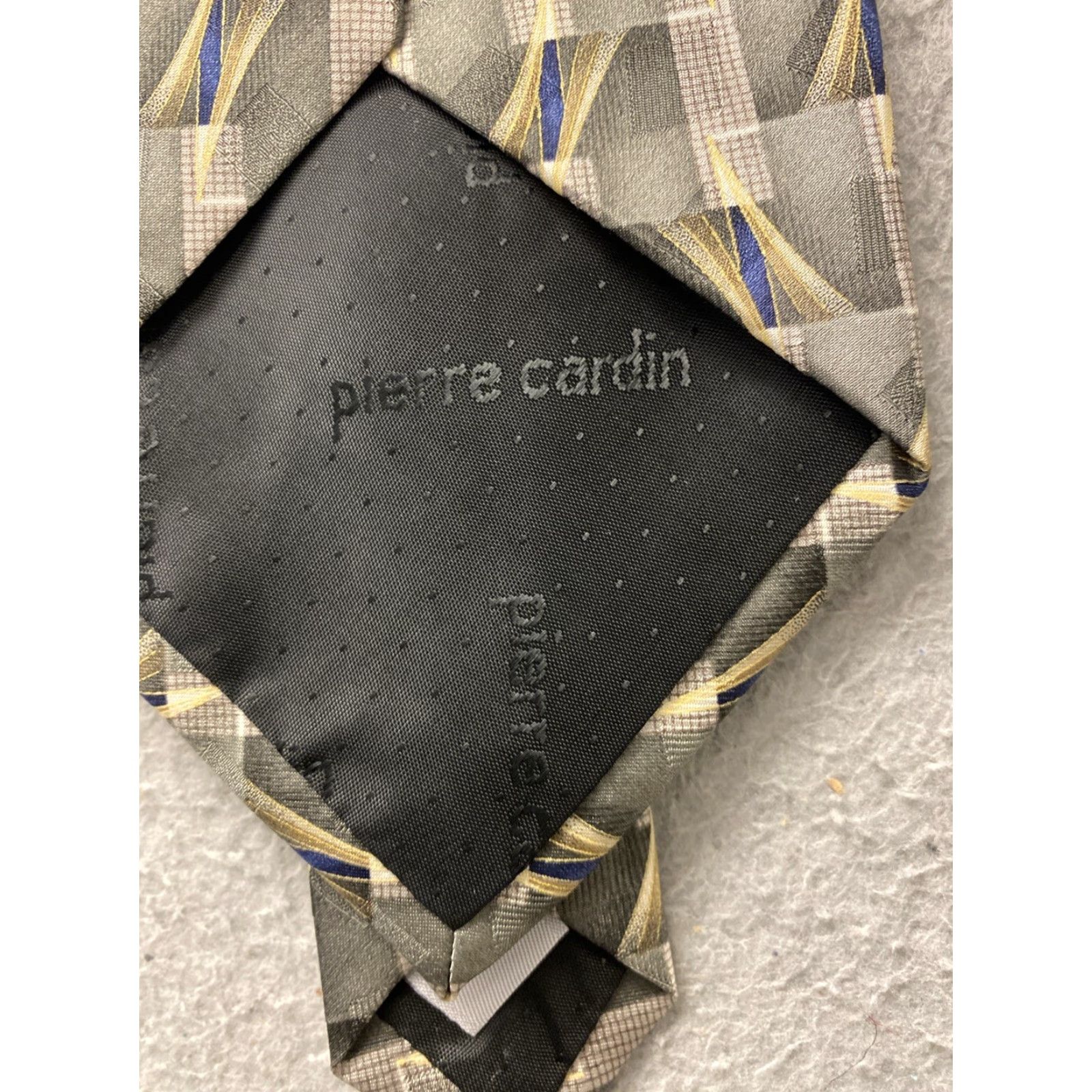Pierre Cardin Pierre Cardin Tie Geometric Abstract Silk Mens 57-60 Classic 3 3/4 Classic Length Multicolor Neckwear Size ONE SIZE - 5 Thumbnail