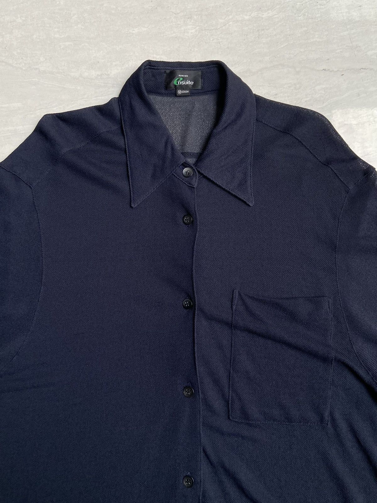Designer × Japanese Brand × RENOWN RENOWN ENSUITE Navy Shirt Size US S / EU 44-46 / 1 - 3 Thumbnail