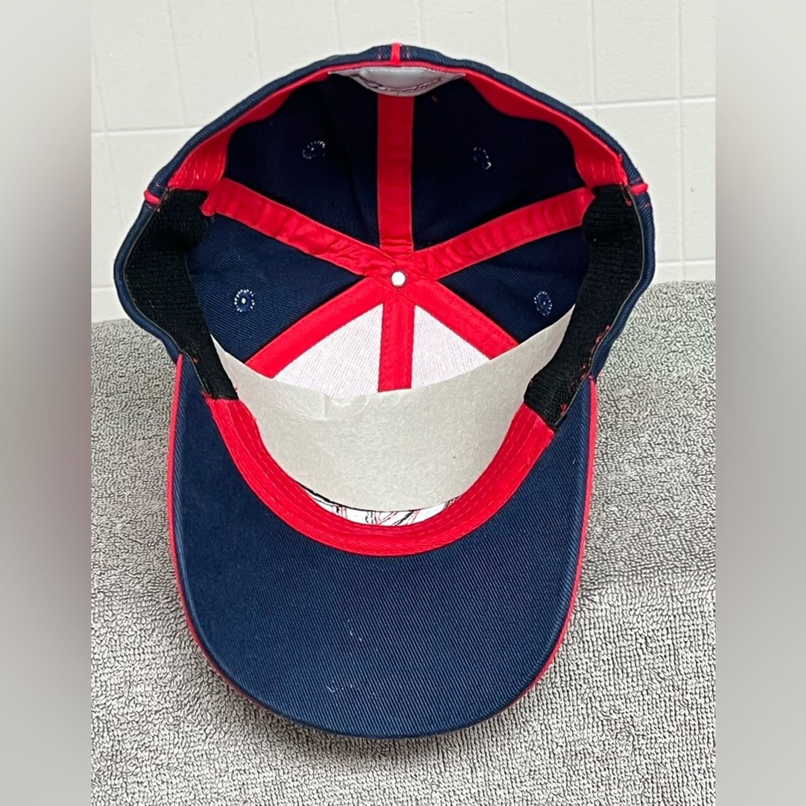 Reebok New Jersey Nets Vtg 90s Fitted Hat Cap All Over Print NWT Size ONE SIZE - 5 Thumbnail