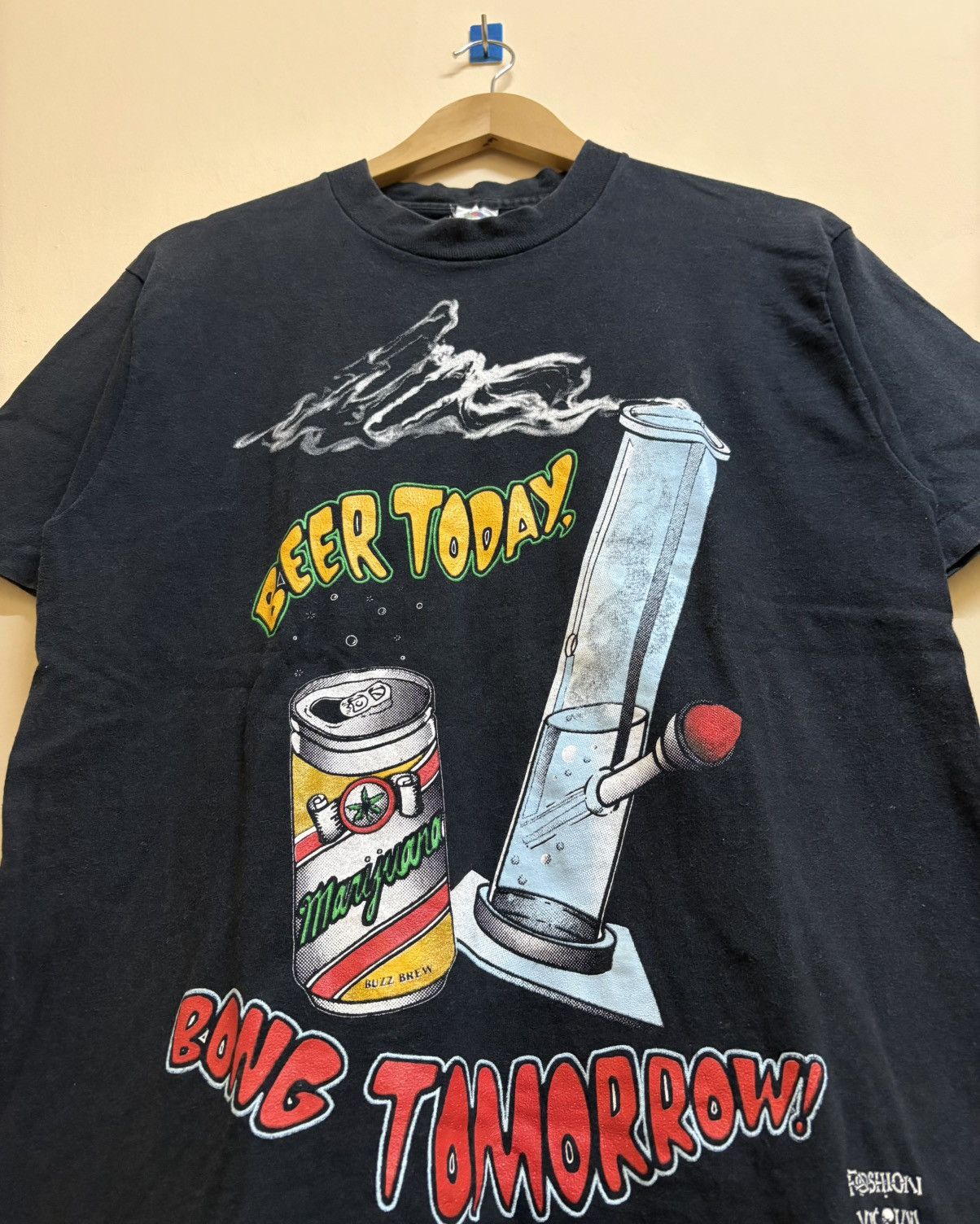 Vintage Vintage 90s Beer Today Bong Tomorrow Weed Ganja Humor Size US M / EU 48-50 / 2 - 2 Thumbnail