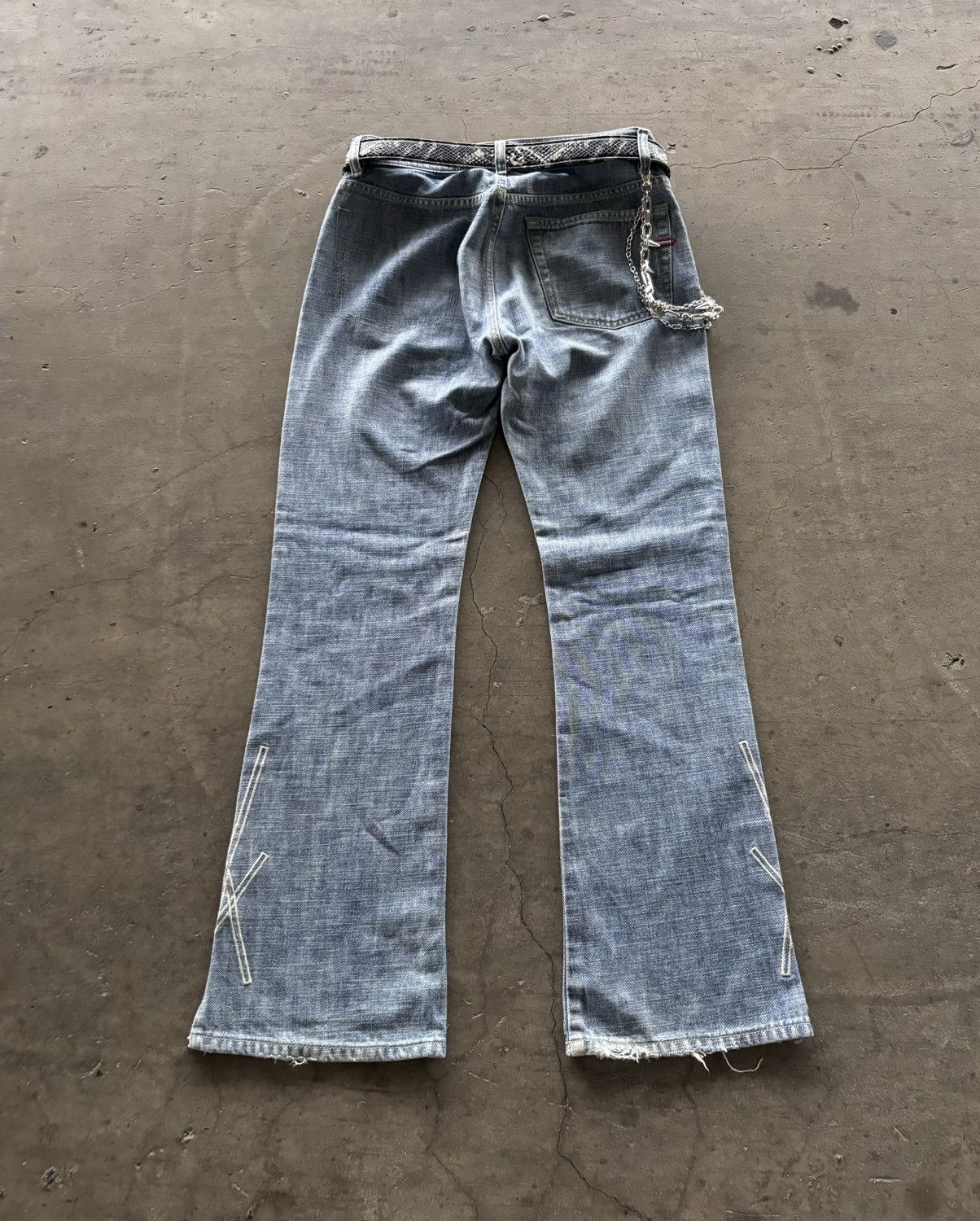 Diesel Diesel Flared Denim Jeans Made In Italy Size US 30 / EU 46 - 8 Thumbnail