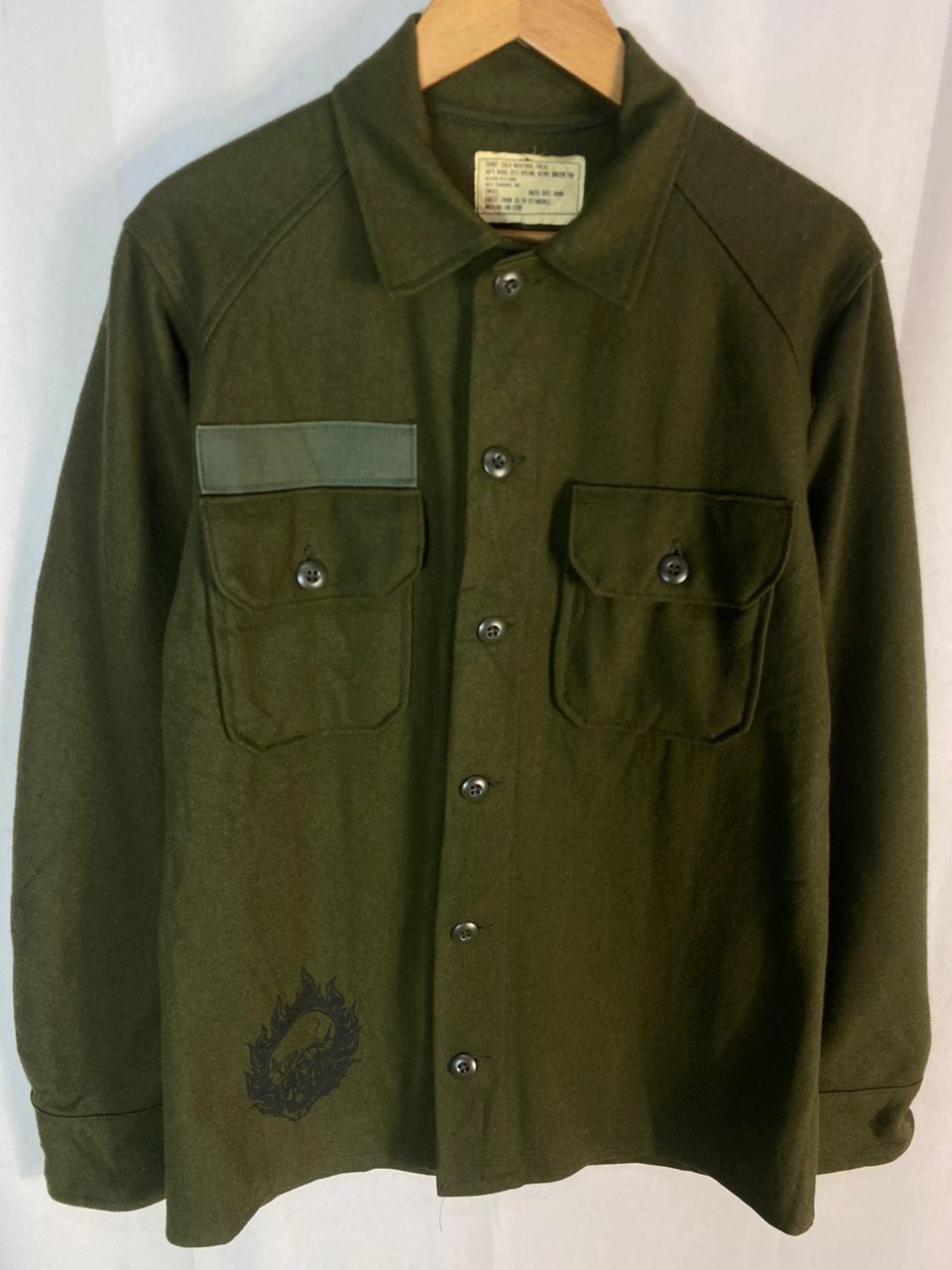 Vintage Vintage Og 108 printed button up wool shirt Size US S / EU 44-46 / 1 - 4 Thumbnail