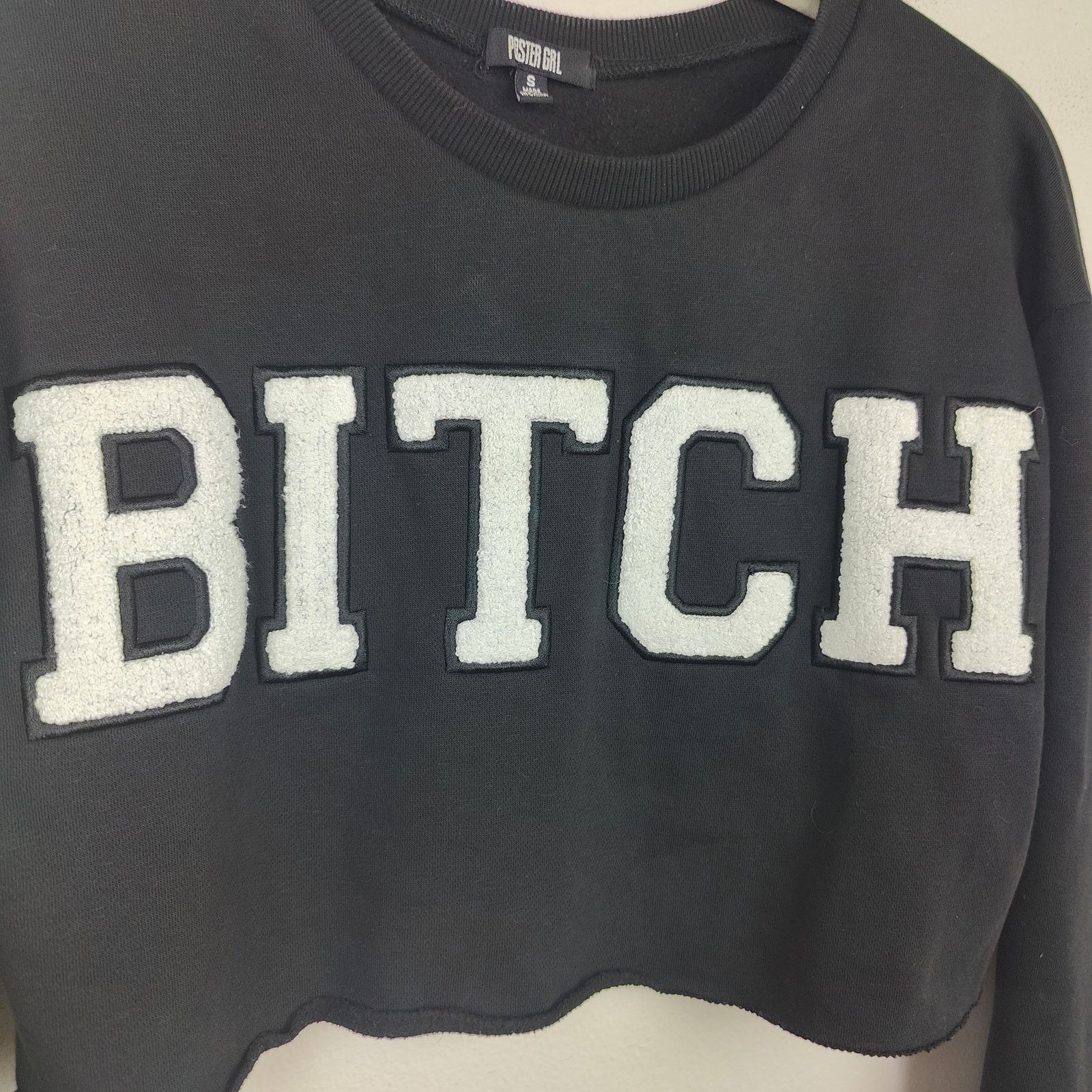 Dolls Kill Dolls Kill Poster Grl Bish Squad Cropped Sweatshirt Small Size S / US 4 / IT 40 - 2 Thumbnail