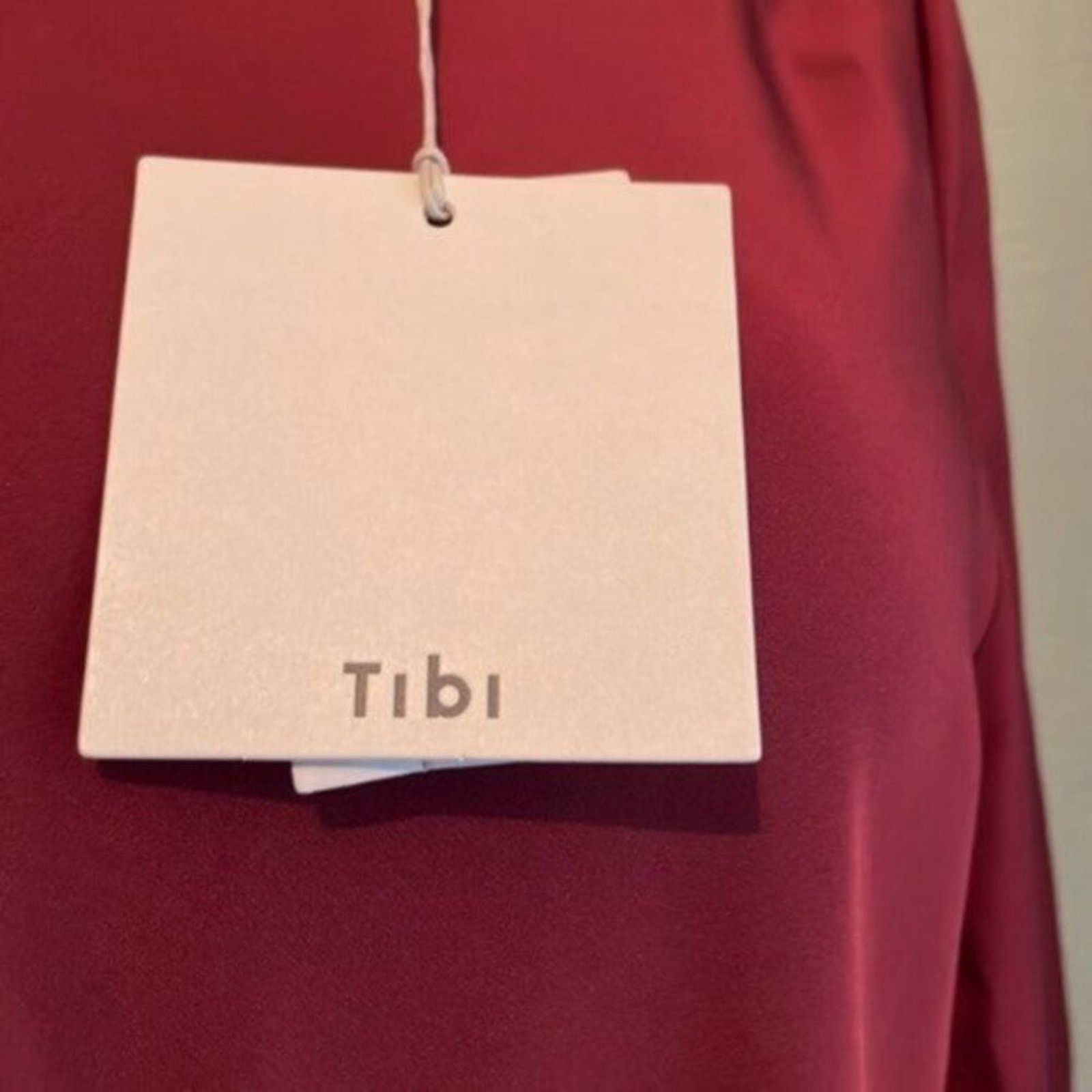 Tibi Tibi Colorblock Silk Sleeve Dress size 10 Size L / US 10 / IT 46 - 8 Thumbnail