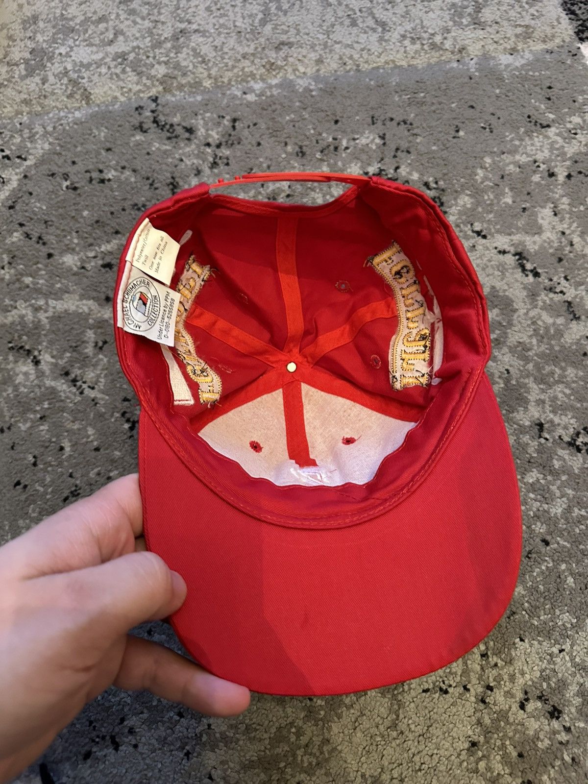 Ferrari Rare VTG Ferrari by Michael Schumacher Official Dekra Cap Size ONE SIZE - 7 Thumbnail