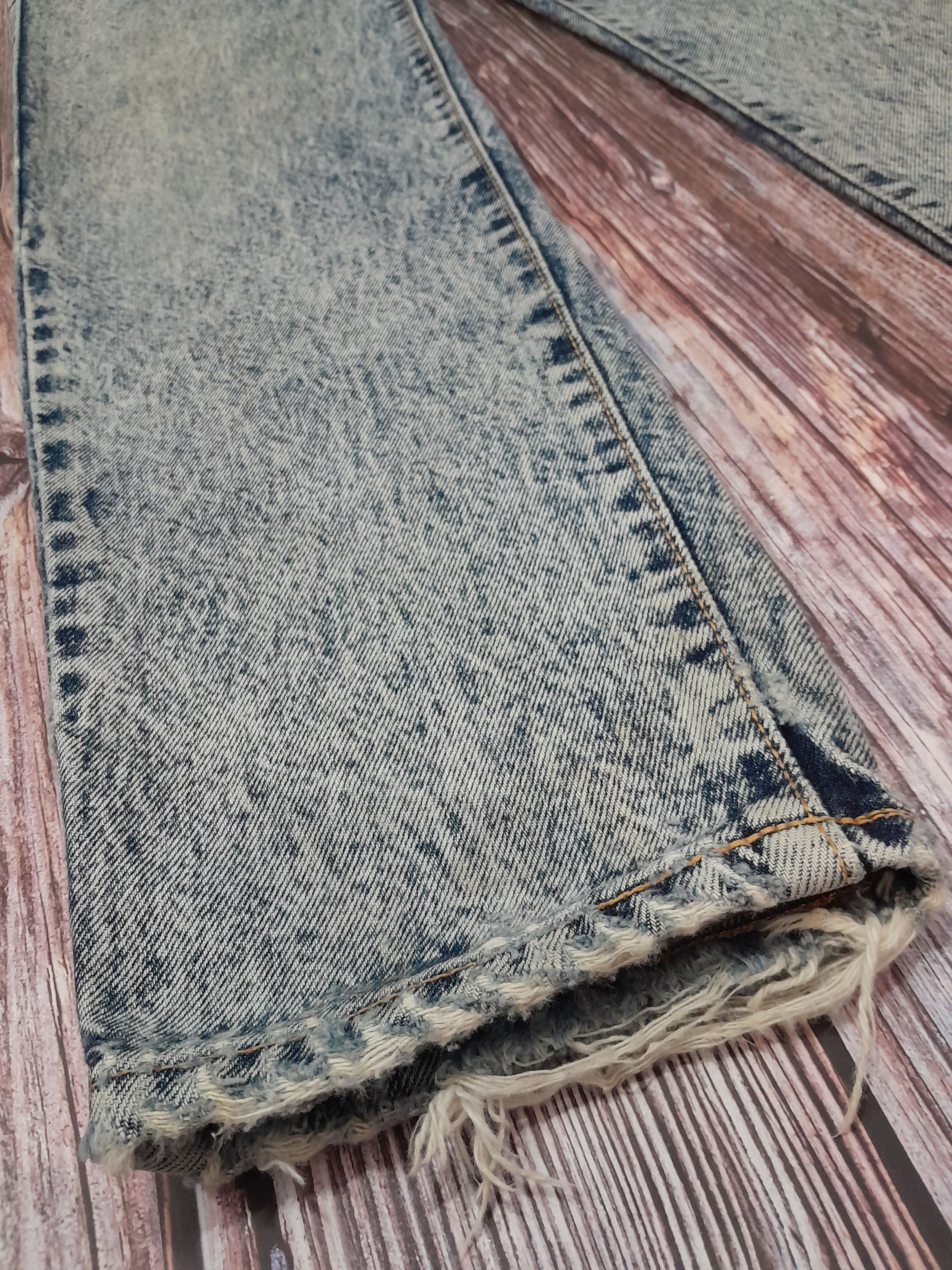 Edwin × Vintage Edwin Acid Wash Jeans Vintage Size US 31 - 4 Thumbnail