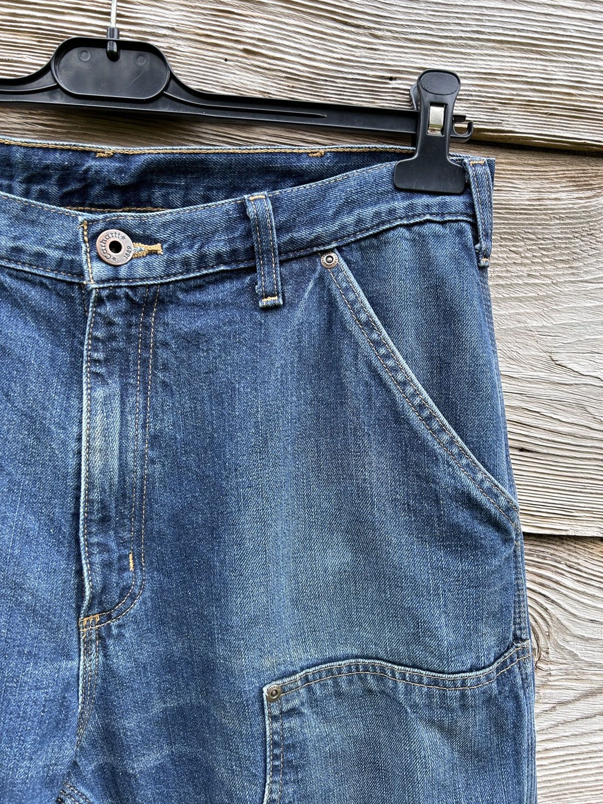 Carhartt Vintage Carhartt Discontinued Double Knee Logger Jeans 33x34 Size US 33 - 8 Thumbnail