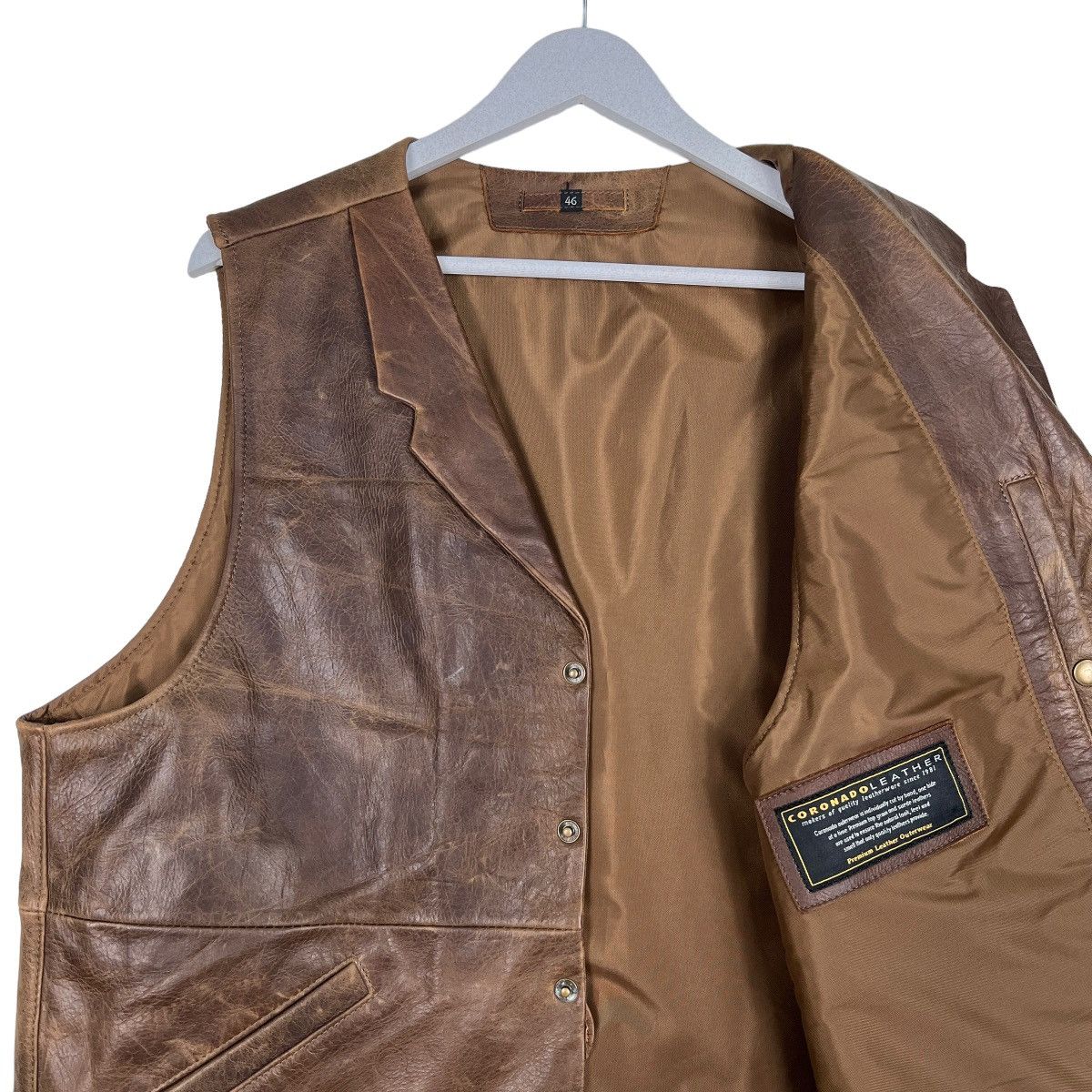 Other 🔥 VEST CORONADO LEATHER TANK TOP Size US M / EU 48-50 / 2 - 10 Thumbnail