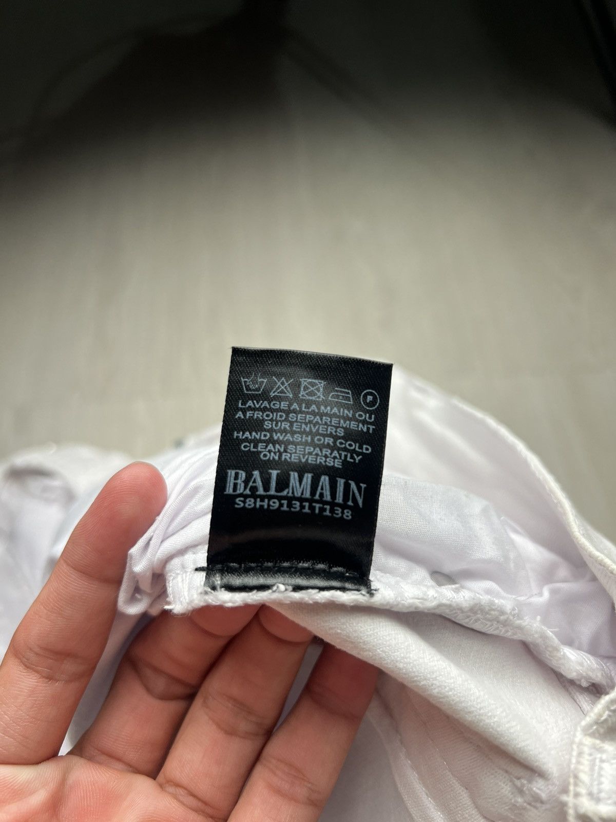 Balmain Balmain Biker Jeans Size US 30 / EU 46 - 8 Thumbnail