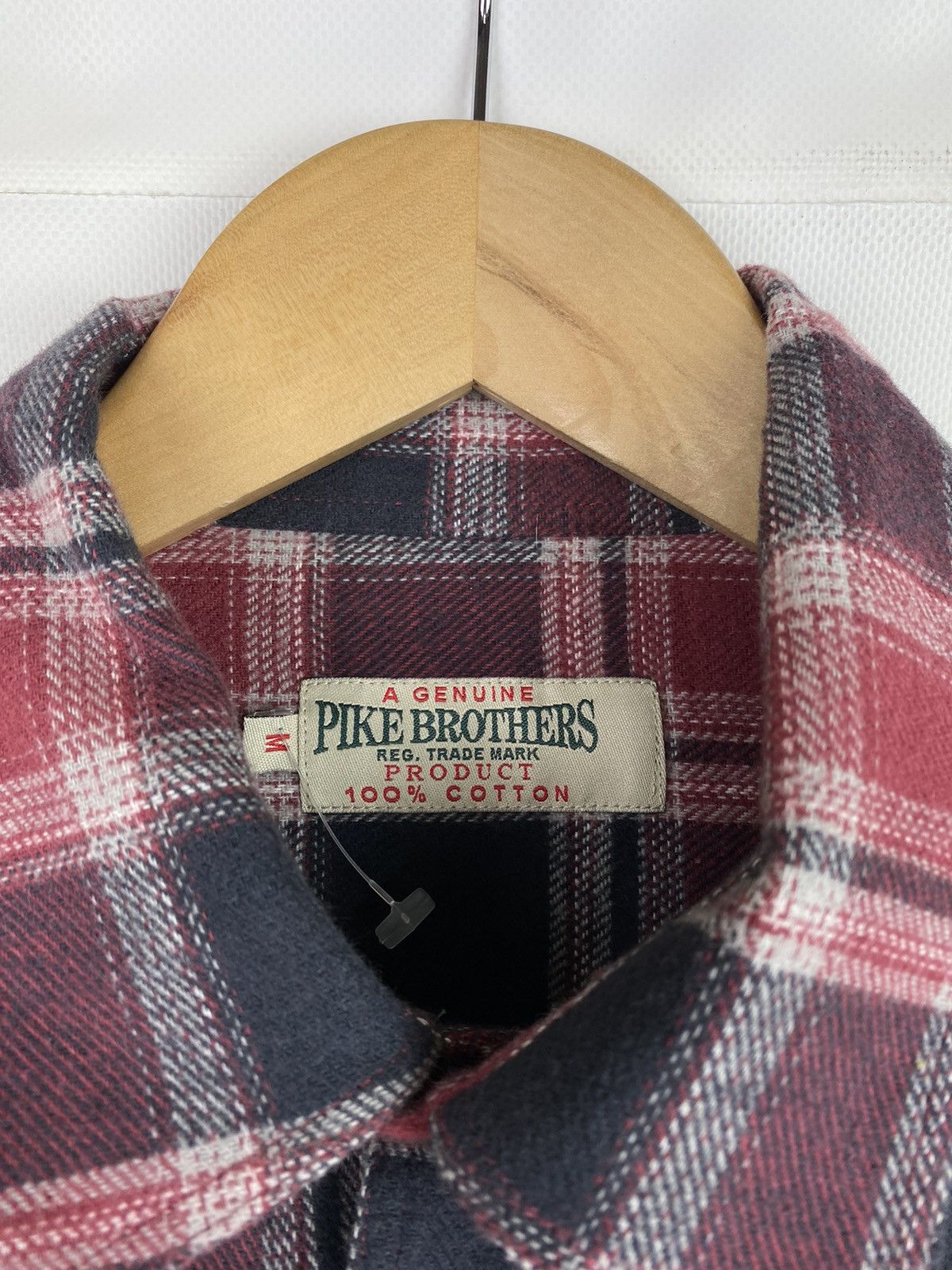 Pike Brothers Pike Brothers men’s long sleeve flannel checked shirt size M Size US M / EU 48-50 / 2 - 10 Thumbnail