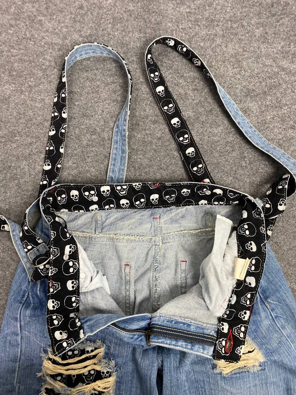 Japanese Brand japanese brand bondage style distressed denim Size US 32 / EU 48 - 10 Thumbnail