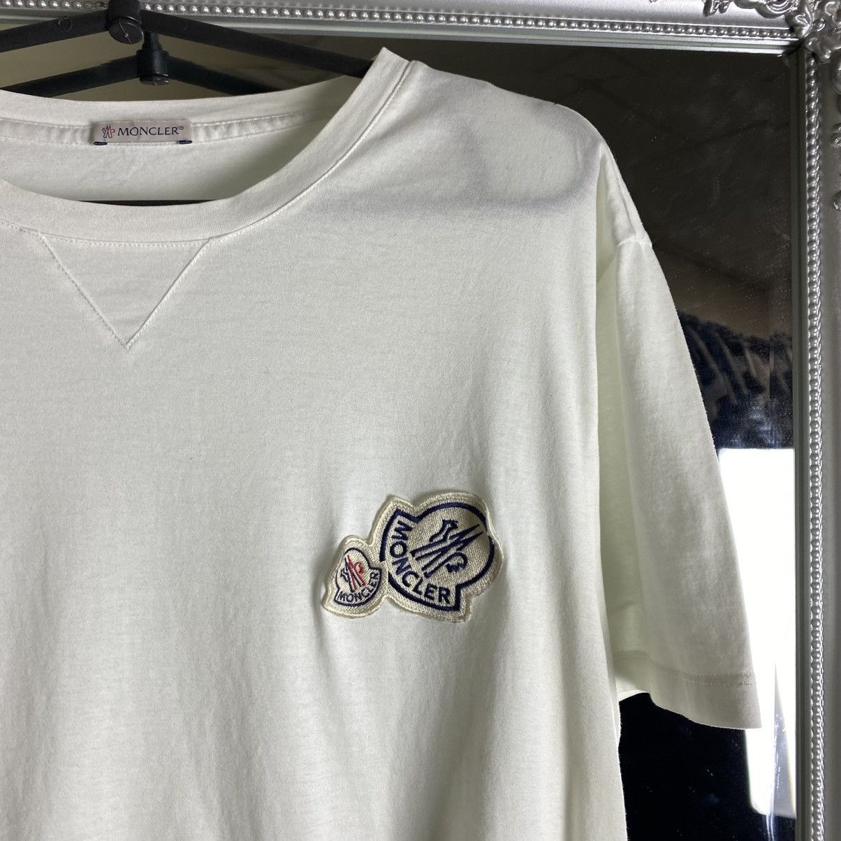 Moncler Moncler T-Shirt Big Logo Size US L / EU 52-54 / 3 - 3 Thumbnail