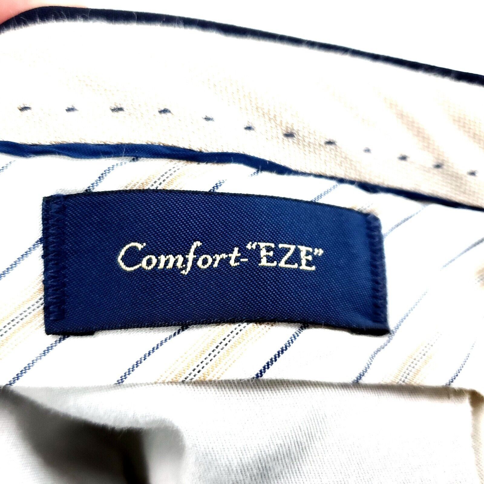 Designer Ballin Classics Comfort EZE Super 120s Wool Pleated Cuff Blu Size 36R - 6 Thumbnail