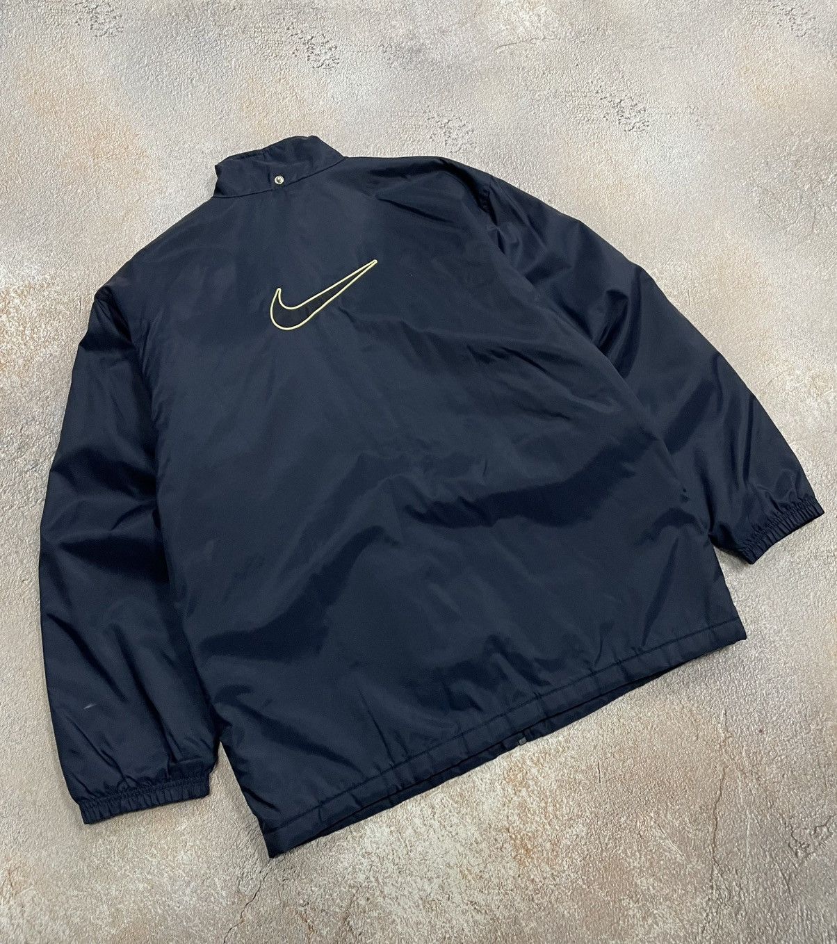 Nike Vintage Nike Big Swoosh Nylon Jacket Size US M / EU 48-50 / 2 - 1 Thumbnail