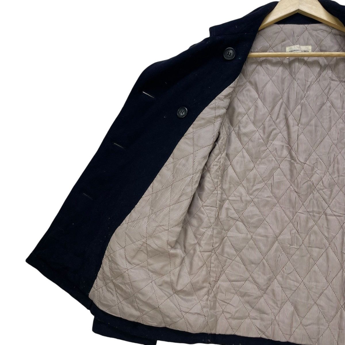 Issey Miyake × Tsumori Chisato 💥Tsumori Chisato Double Breast Unisex Peacoat Jacket Size US M / EU 48-50 / 2 - 5 Thumbnail