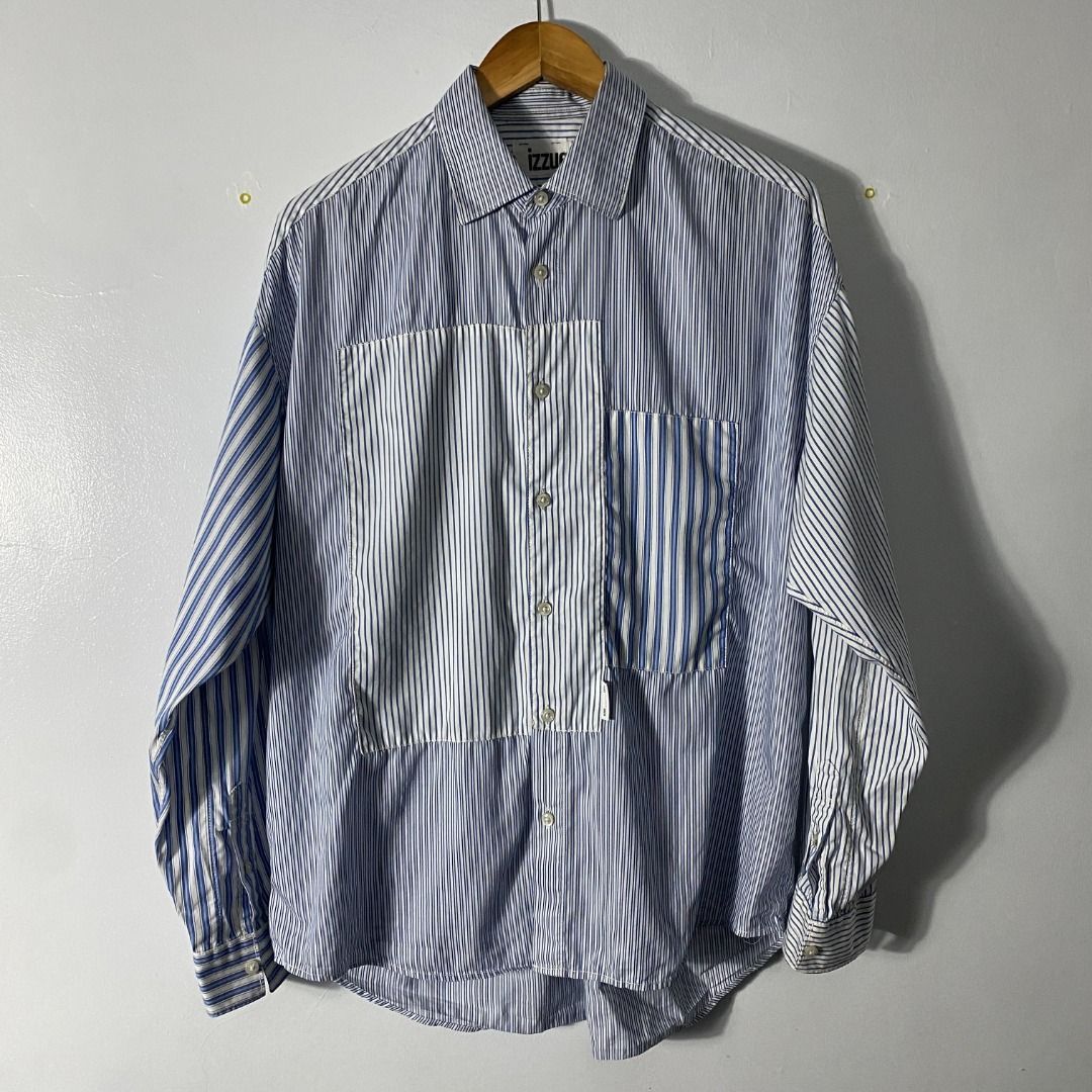 izzue Izzue Patchwork Striped Comme des Garcons alt. M/L Size US L / EU 52-54 / 3 - 1 Thumbnail